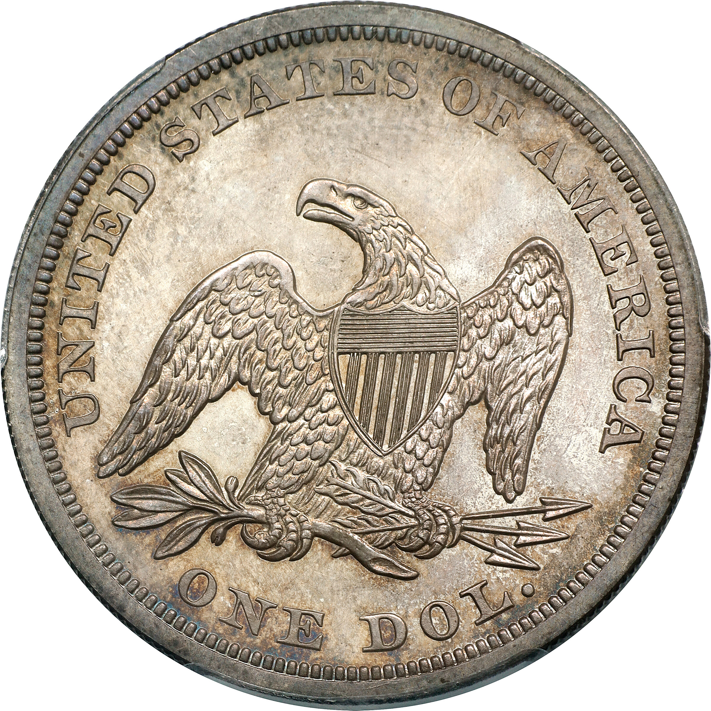 1863 $1 AU53 thumbnail 25