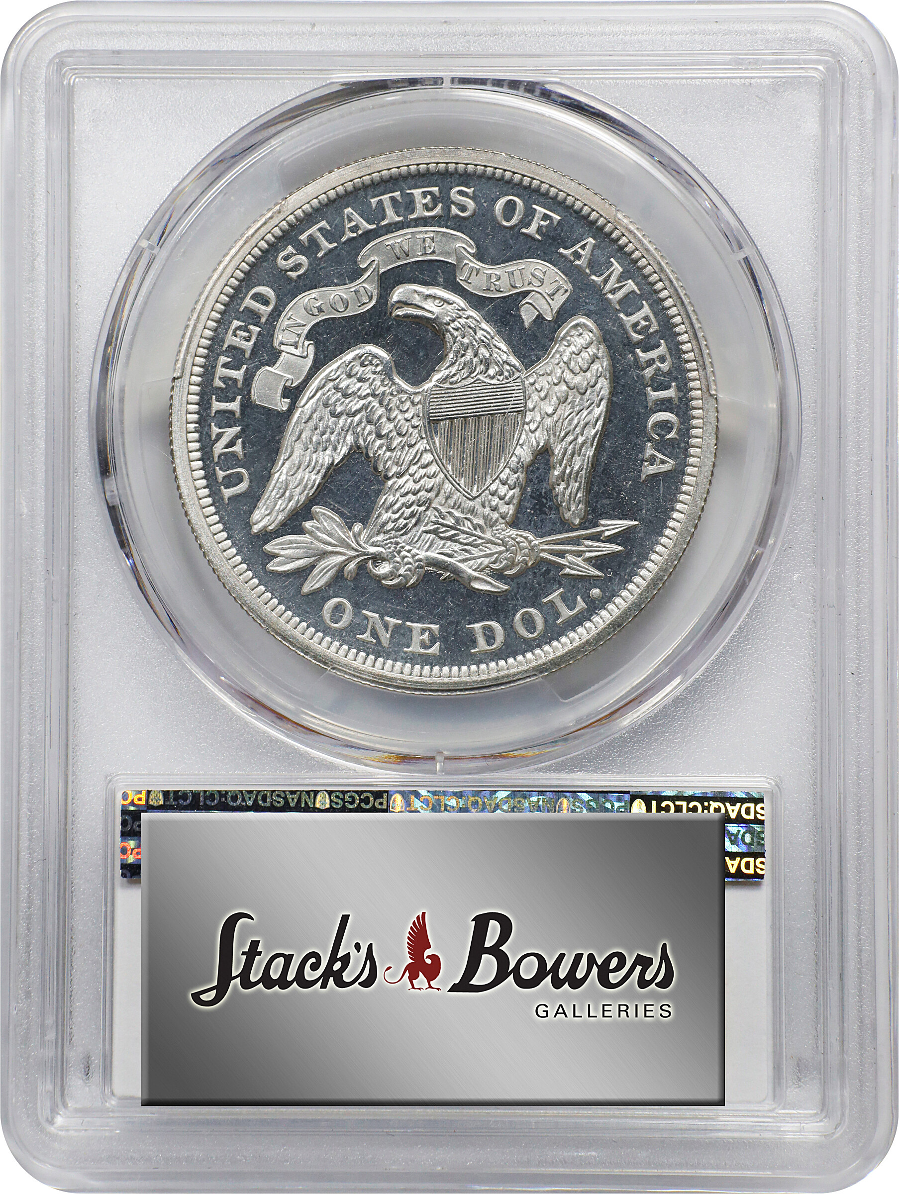 1872 $1  PR DCAM PR62 DCAM CAC thumbnail 21