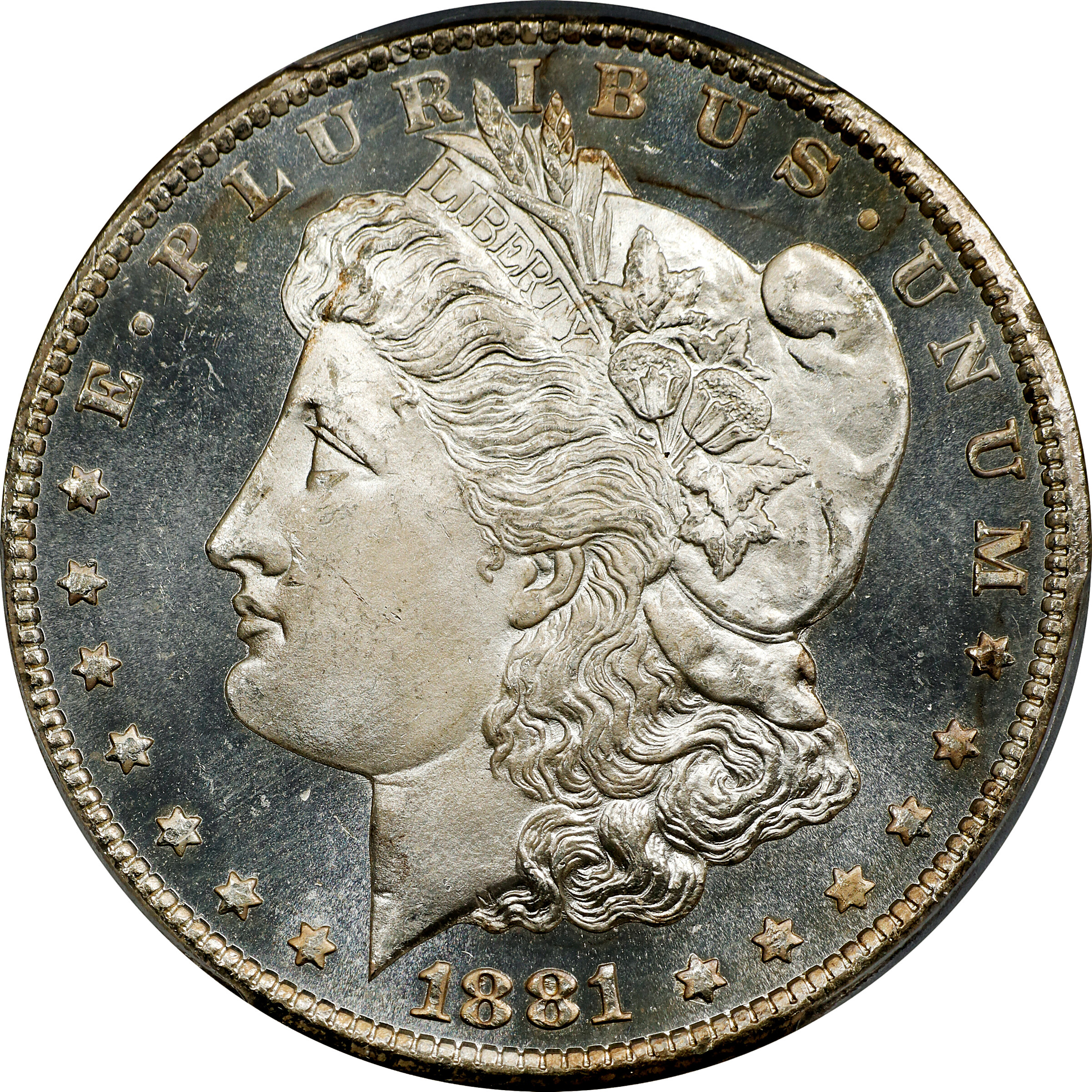 1881-CC Morgan Silver Dollar. MS-66+ DMPL (PCGS). CAC.