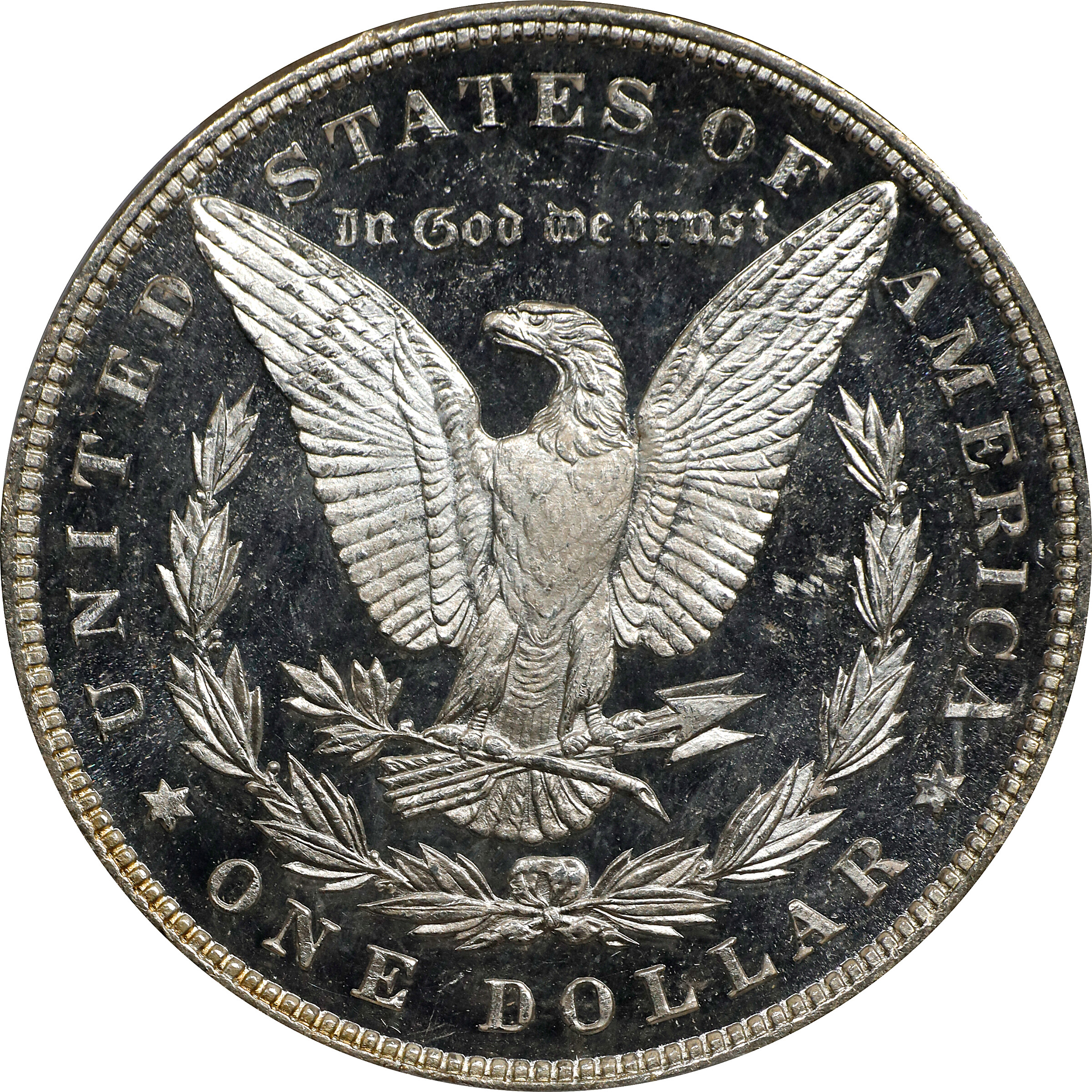 1885 $1  MS DMPL MS67 DMPL CAC thumbnail 2