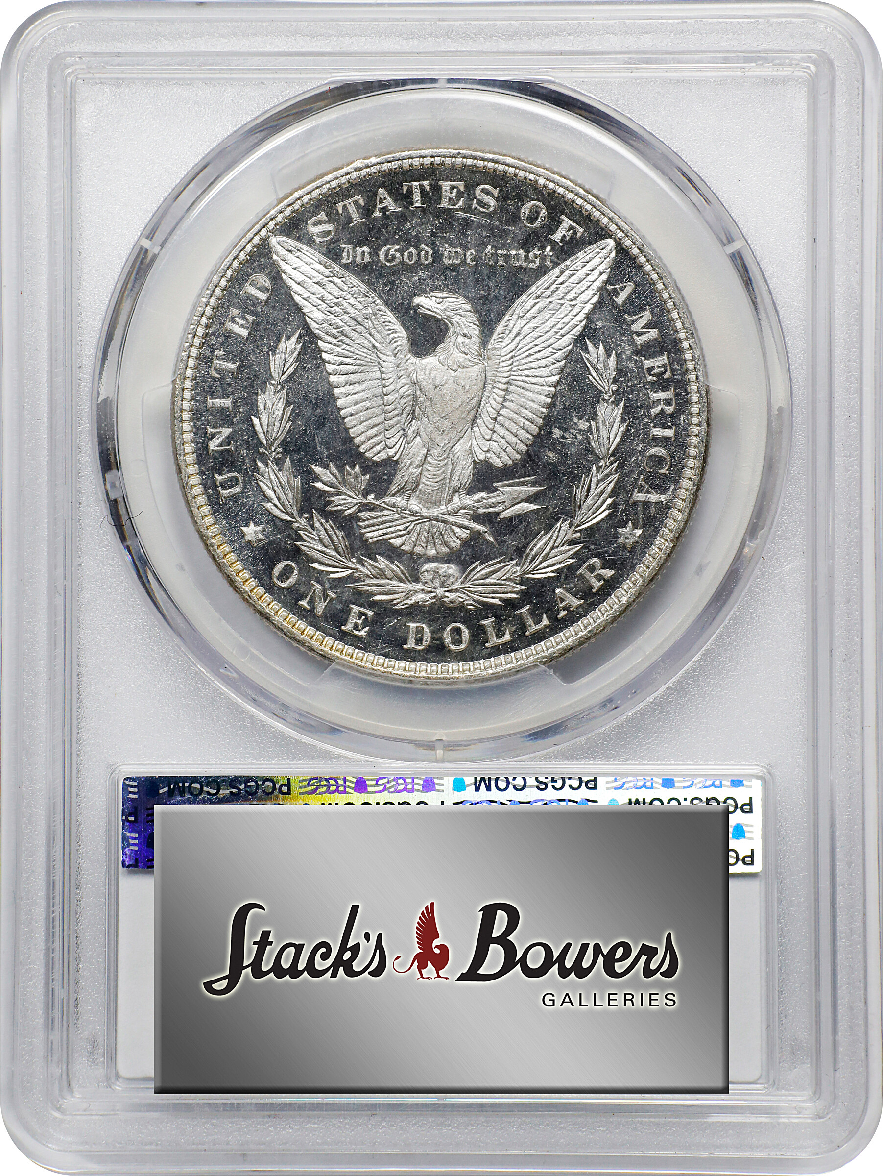 1885 $1  MS DMPL MS67 DMPL CAC thumbnail 4