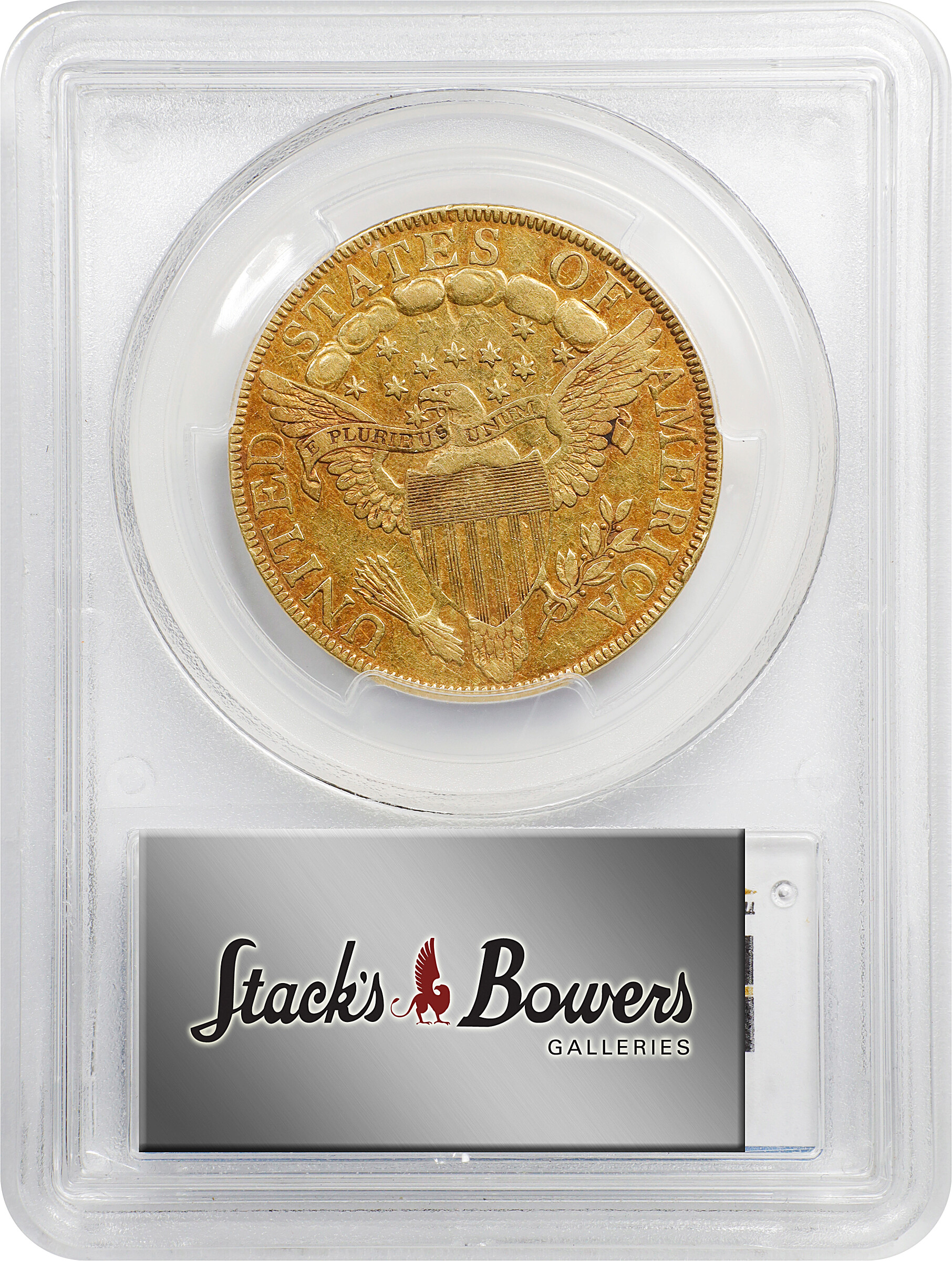 Draped Bust Eagle $10  Large Eagle, 1797-1804 [Type] VF35 thumbnail 4