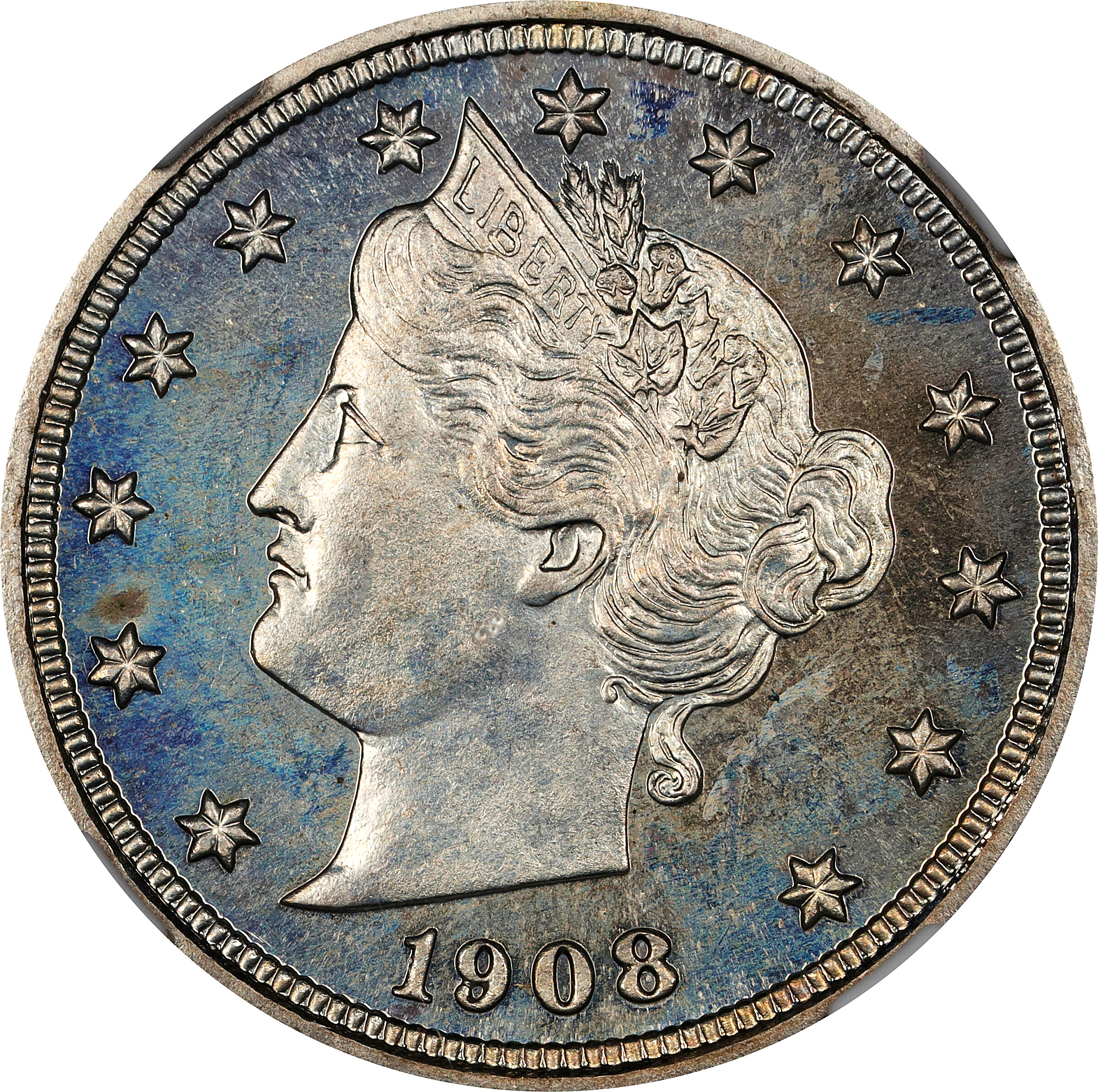 1908 Liberty Head Nickel. Proof-67+ (NGC). CAC.