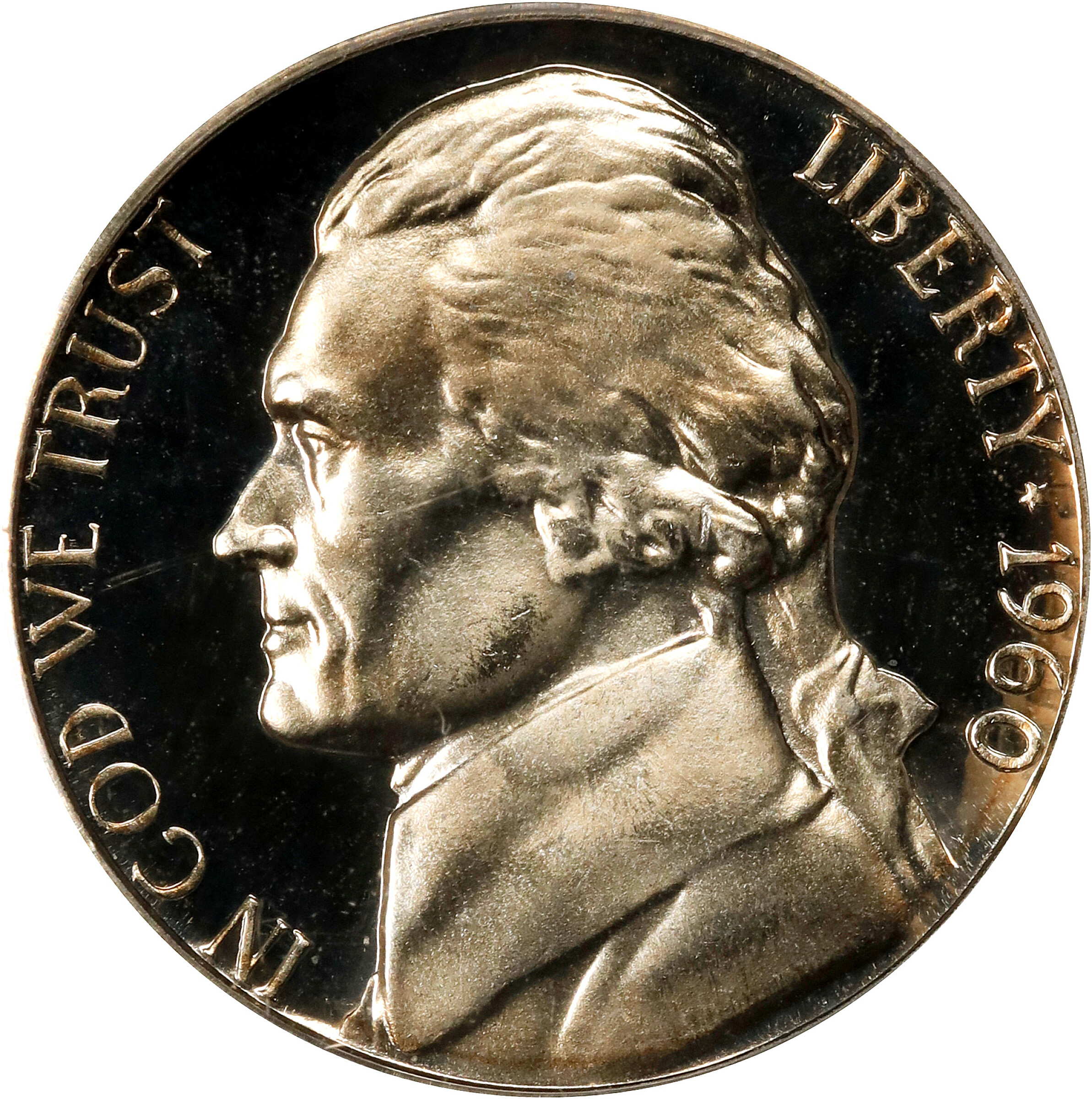 1960 Jefferson Nickel. Proof-69 Deep Cameo (PCGS).