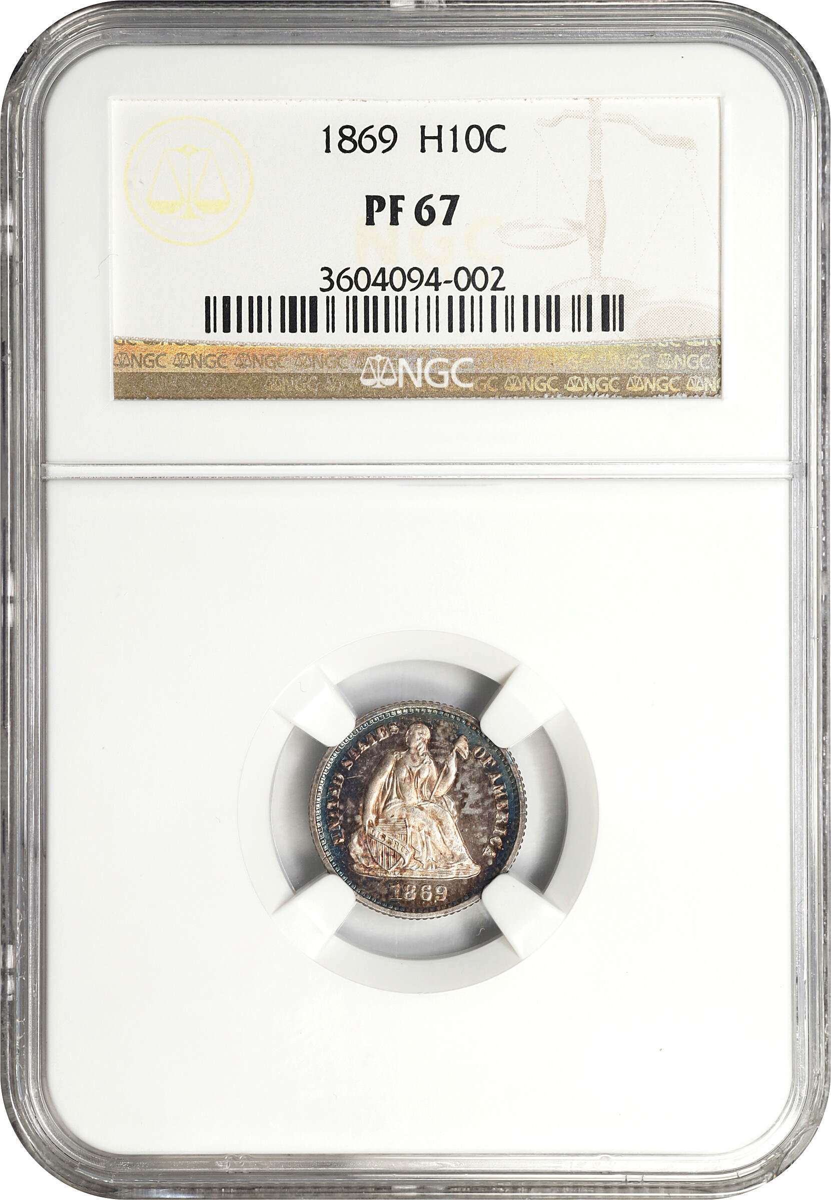 1869 H10c PR67 thumbnail 3