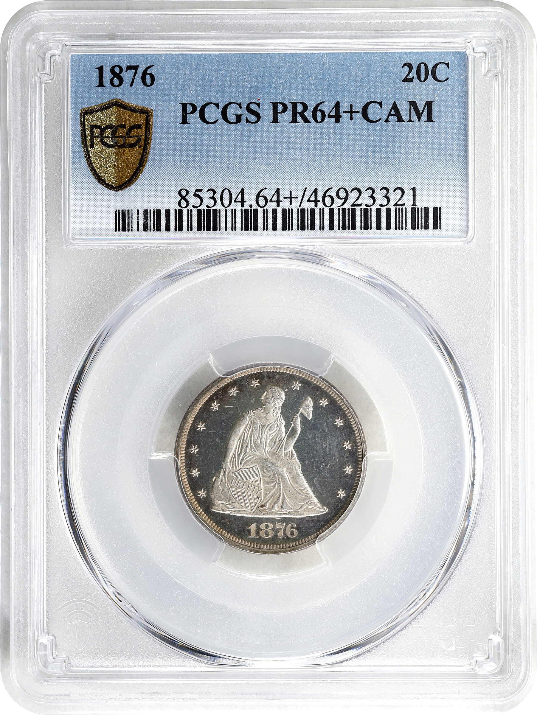 1876 20c PR CAM PR64 CAM thumbnail 6