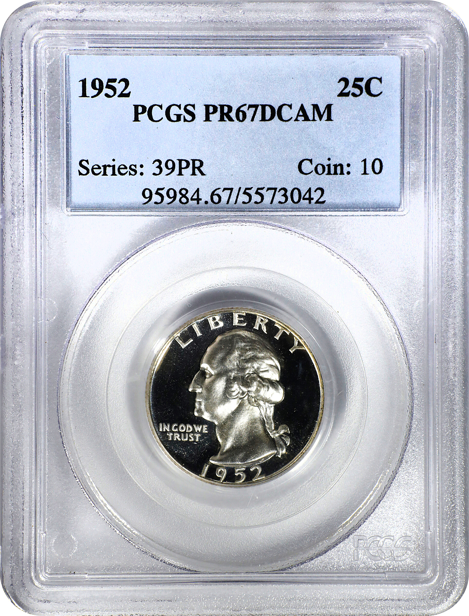 1952 25c PR DCAM PR67 DCAM thumbnail 5