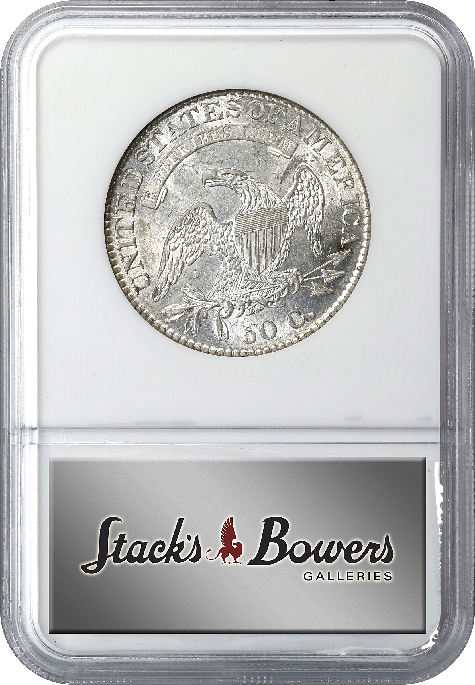1822/1 50c Overdate, O-101 MS61 thumbnail 4