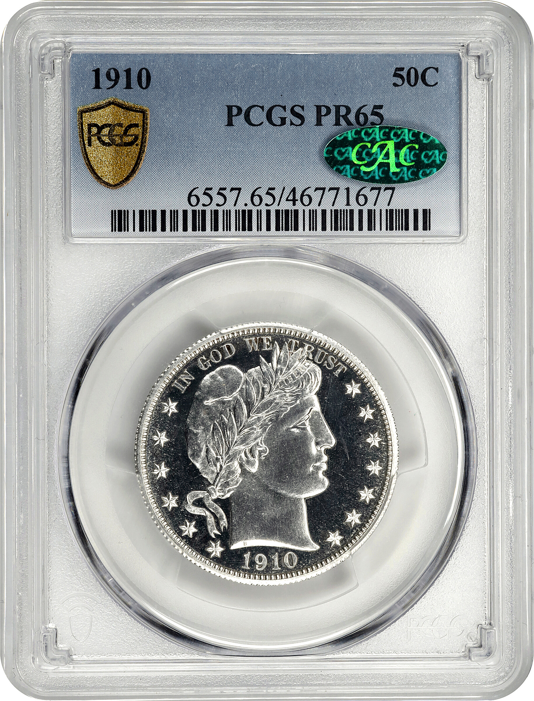 1910 50c PR65 CAC thumbnail 7
