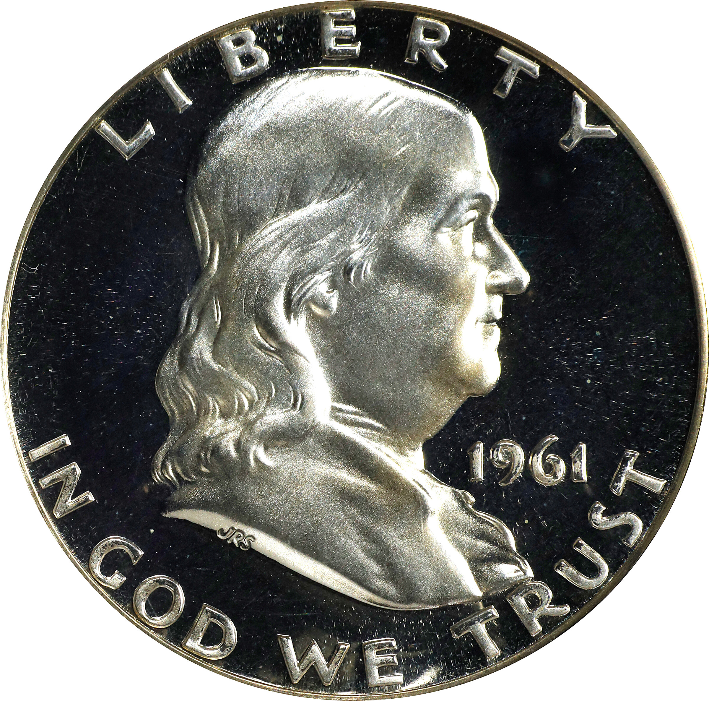 1961 Franklin Half Dollar. Proof-69 Cameo (PCGS).