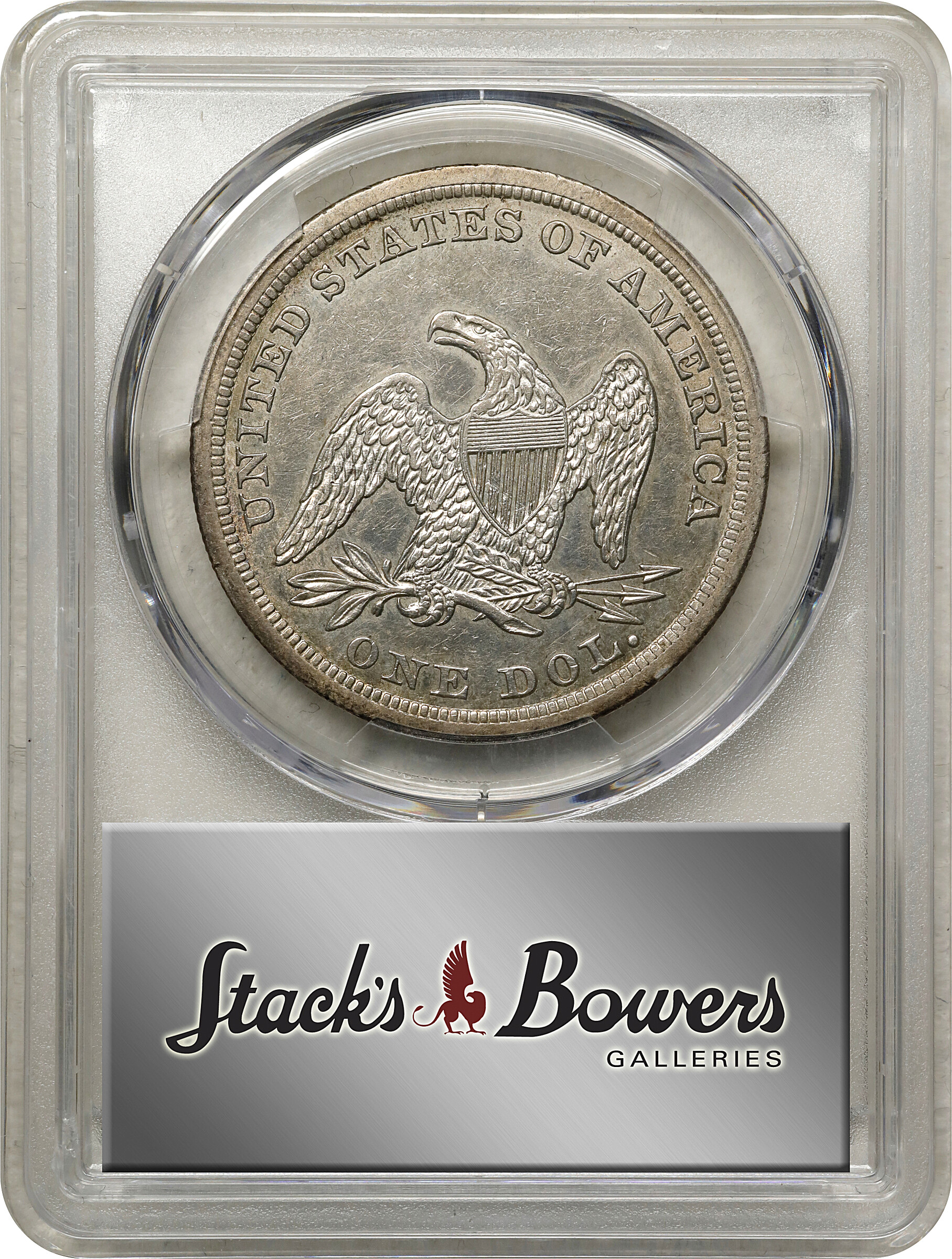 1840 $1 AU53 thumbnail 4