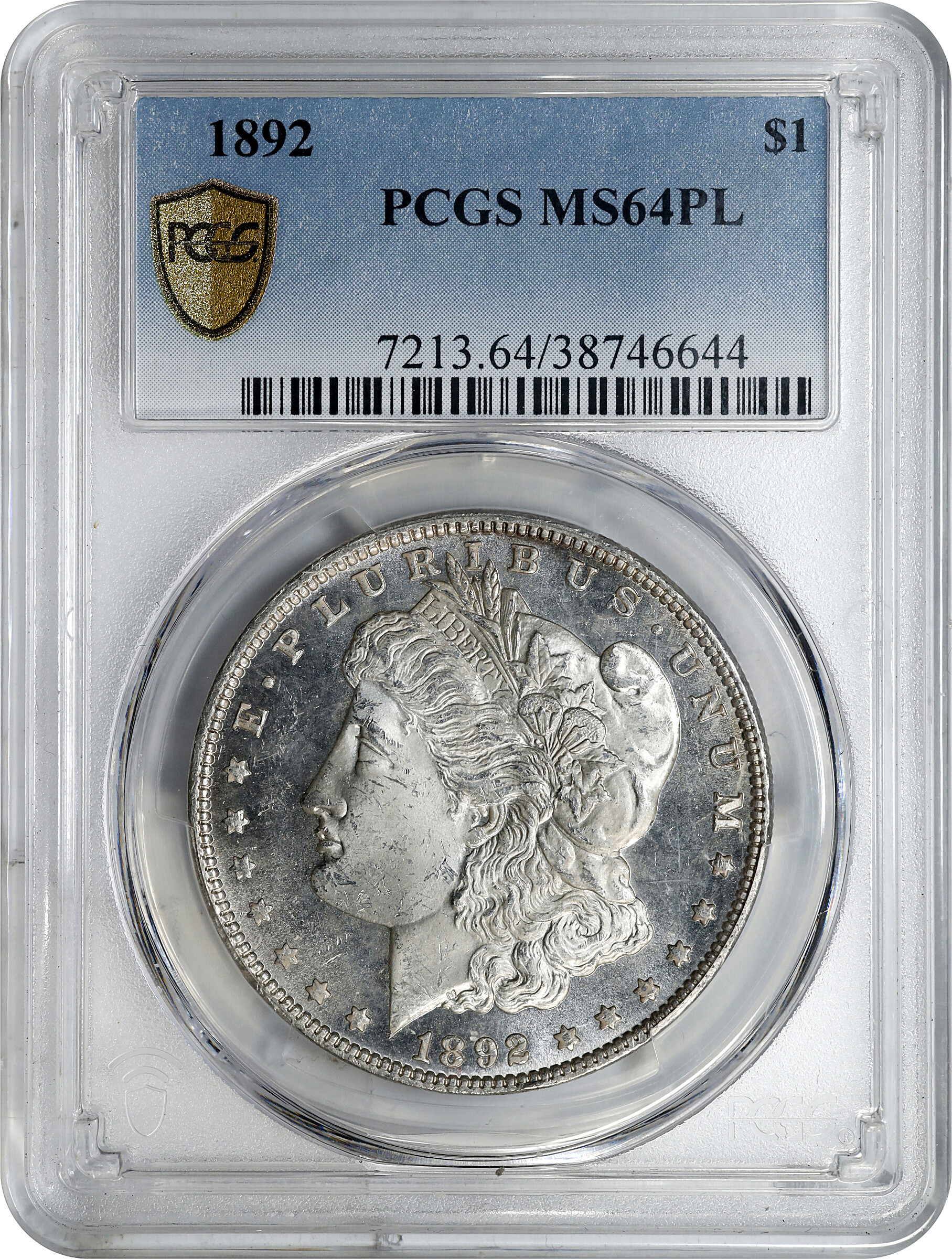 1892 $1  MS PL MS64 PL thumbnail 8