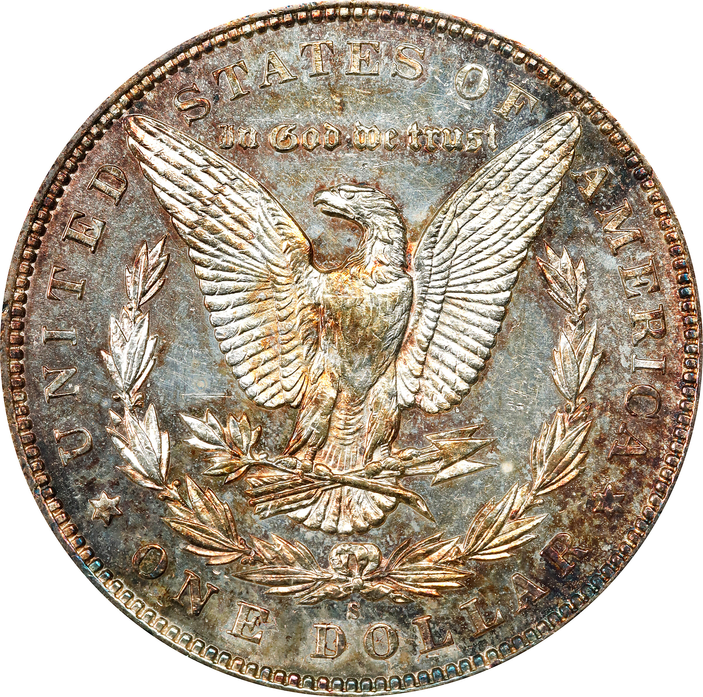 1895-S/S $1  S/Horizontal S, VAM-4 MS DMPL MS61 DMPL thumbnail 2