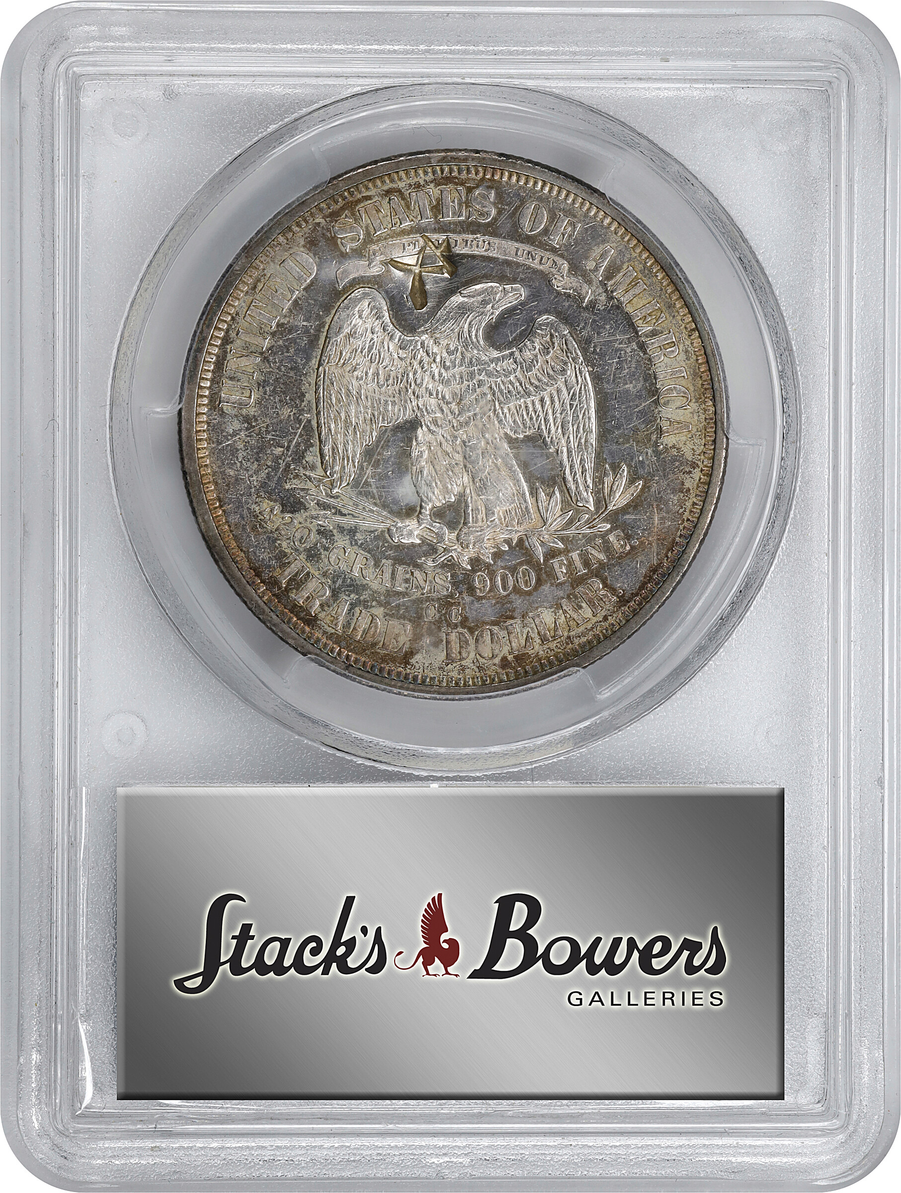 1874-CC Trade$ Chopmarked MS62 thumbnail 4