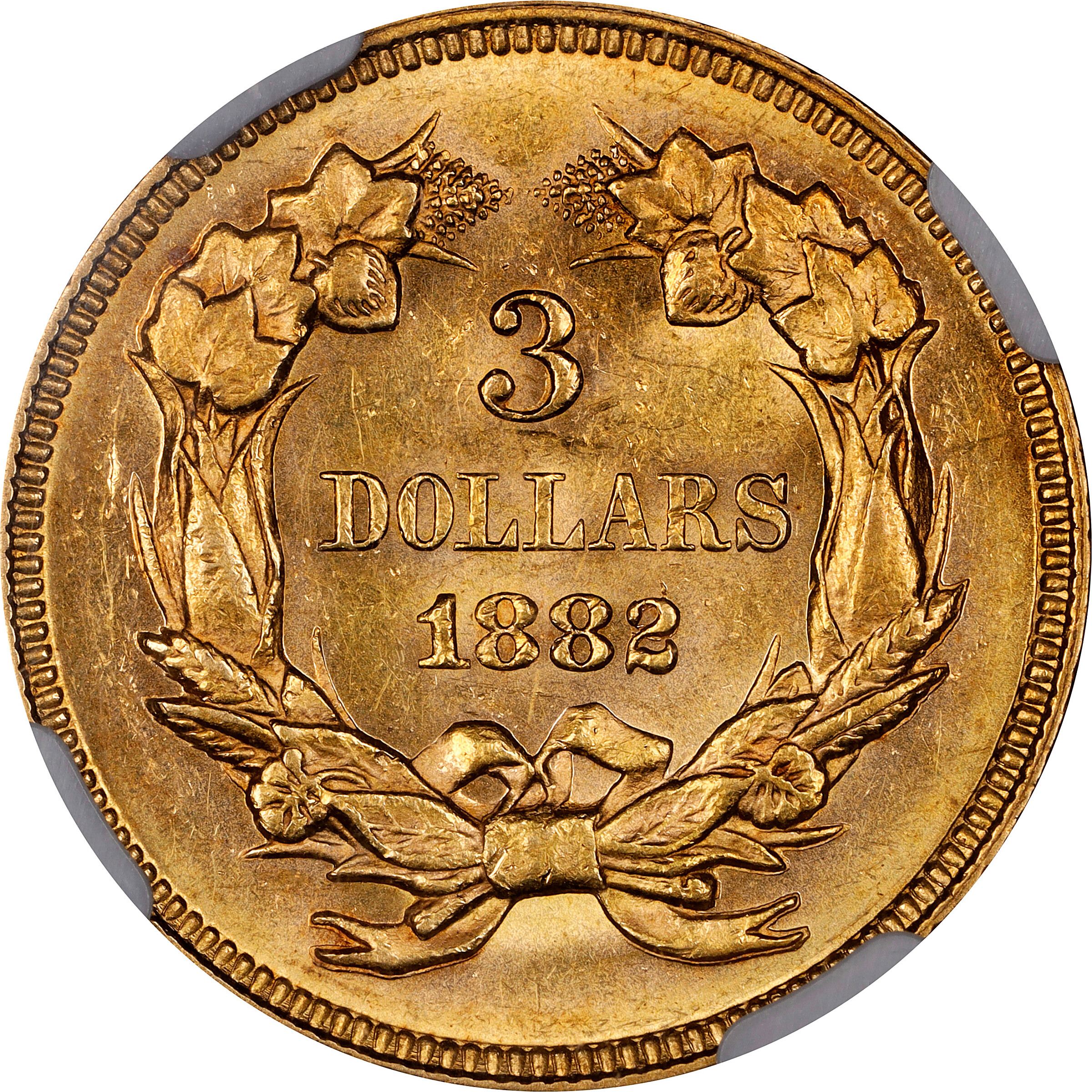 1882 $3 VF35 CAC thumbnail 25