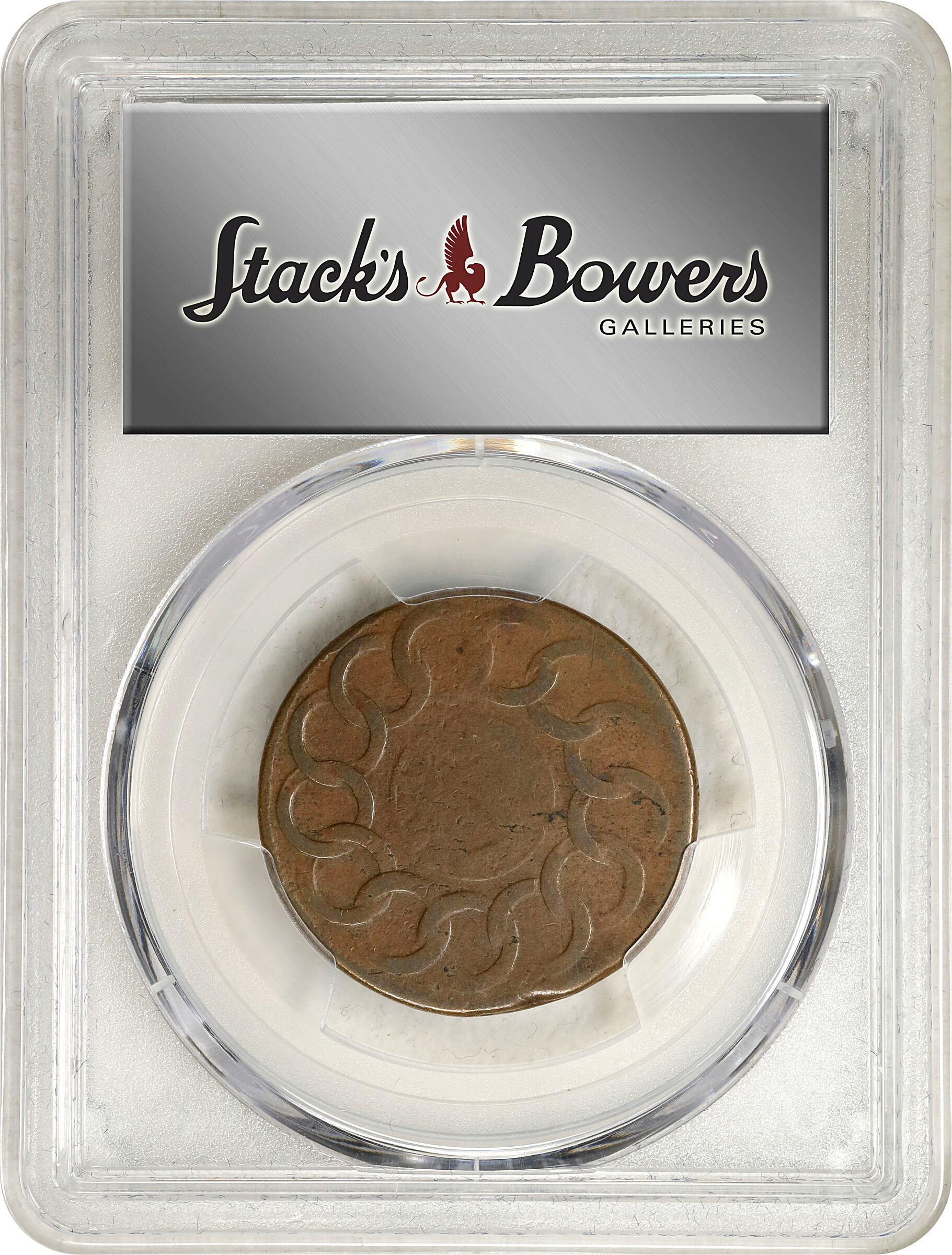 1787 Fugio 1c Cinquefoils, Raised Rims, Newman 12-Z MS BN F15 BN thumbnail 4