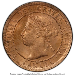 image for: Canada: Victoria Cent 1900 MS63 Red PCGS,...