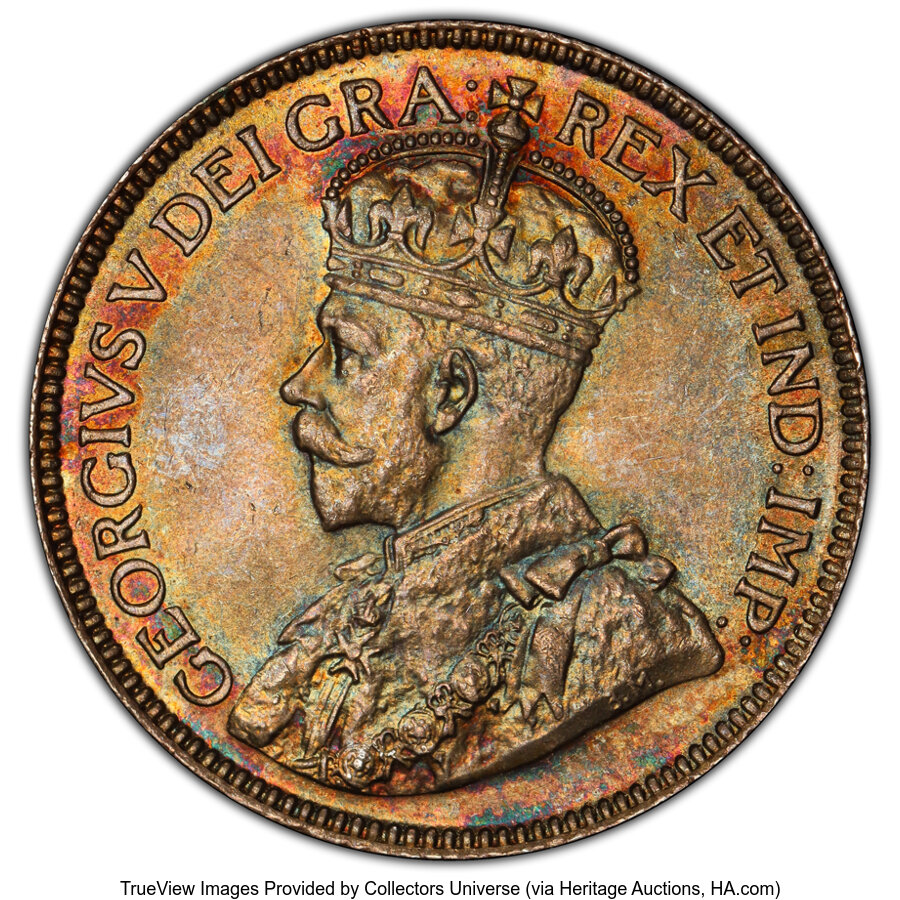 Canada: George V 25 Cents 1930 MS65 PCGS,...