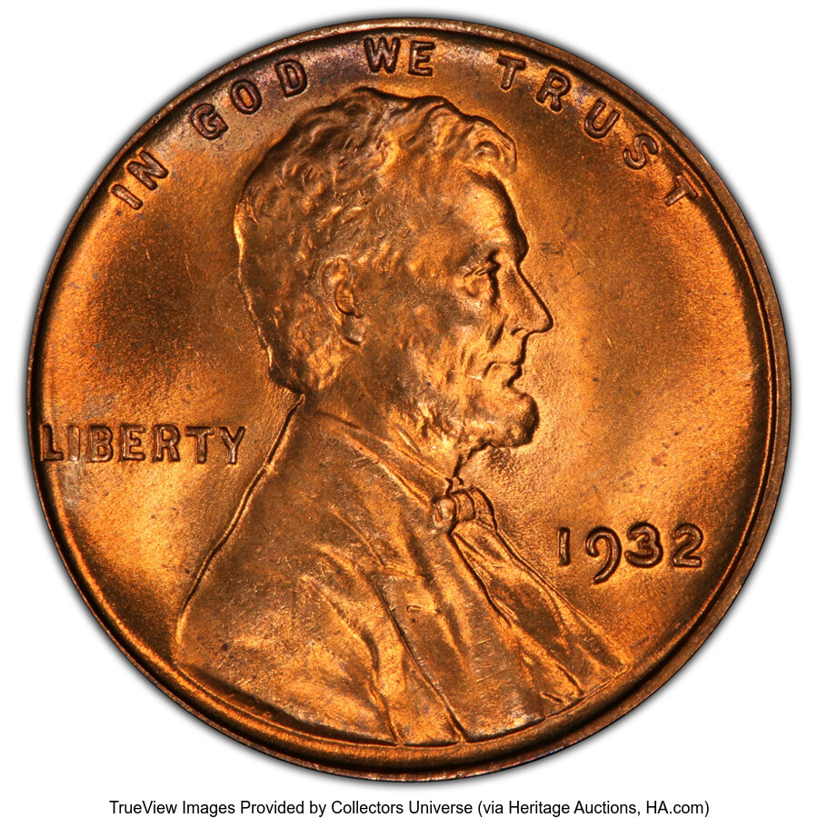 1932 1C MS67 Red PCGS. PCGS Population: (81/0 and 5/0+). NGC Census: (24/0 and 2/0+). CDN: $1,380 Whsle. Bid for NGC/PCGS M...