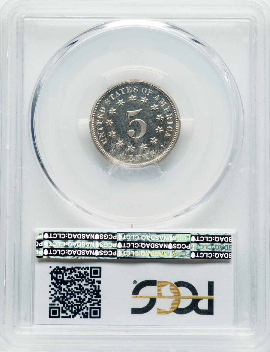 1873 5c Closed 3 PR CAM PR66 CAM thumbnail 14