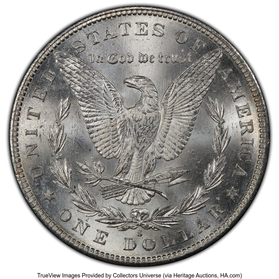 1885-S/S $1  Repunched Mintmark, VAM-9 F15 thumbnail 2