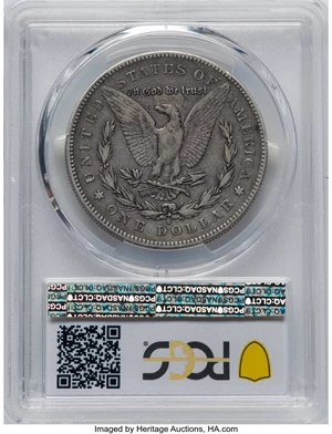 image for: 1879-S $1 Reverse of 1878, VAM-56, VF20 PCGS. A Top 100 Variety. PCGS Population: (1/8). NGC Census: (0/0). VF20. ...