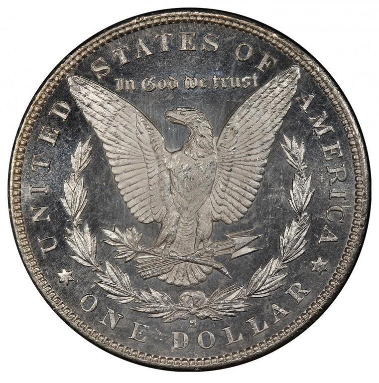 1880/9-S $1  Overdate MS PL MS61 PL thumbnail 14