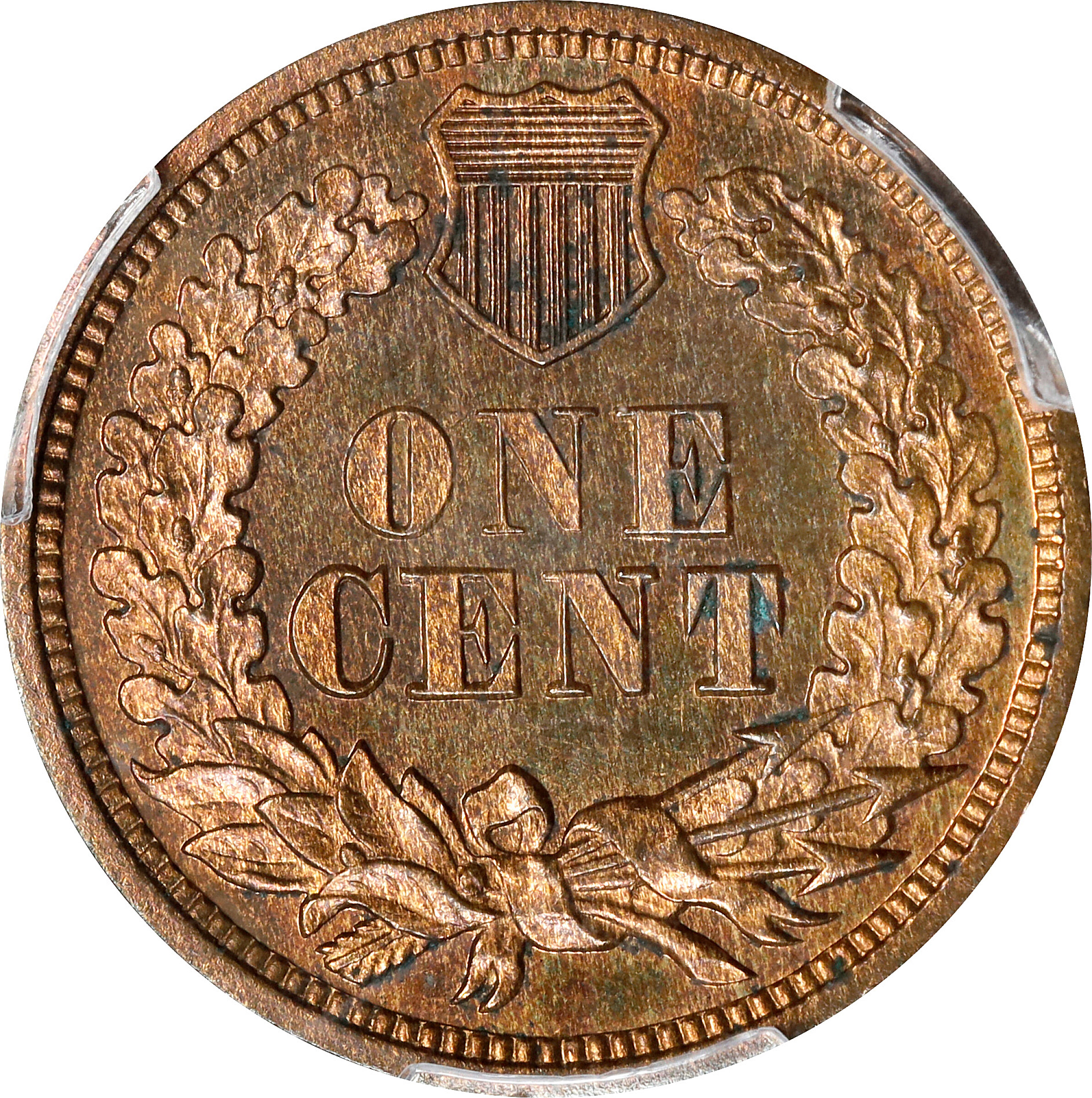 1867 1c PR RB PR64 RB CAC thumbnail 10