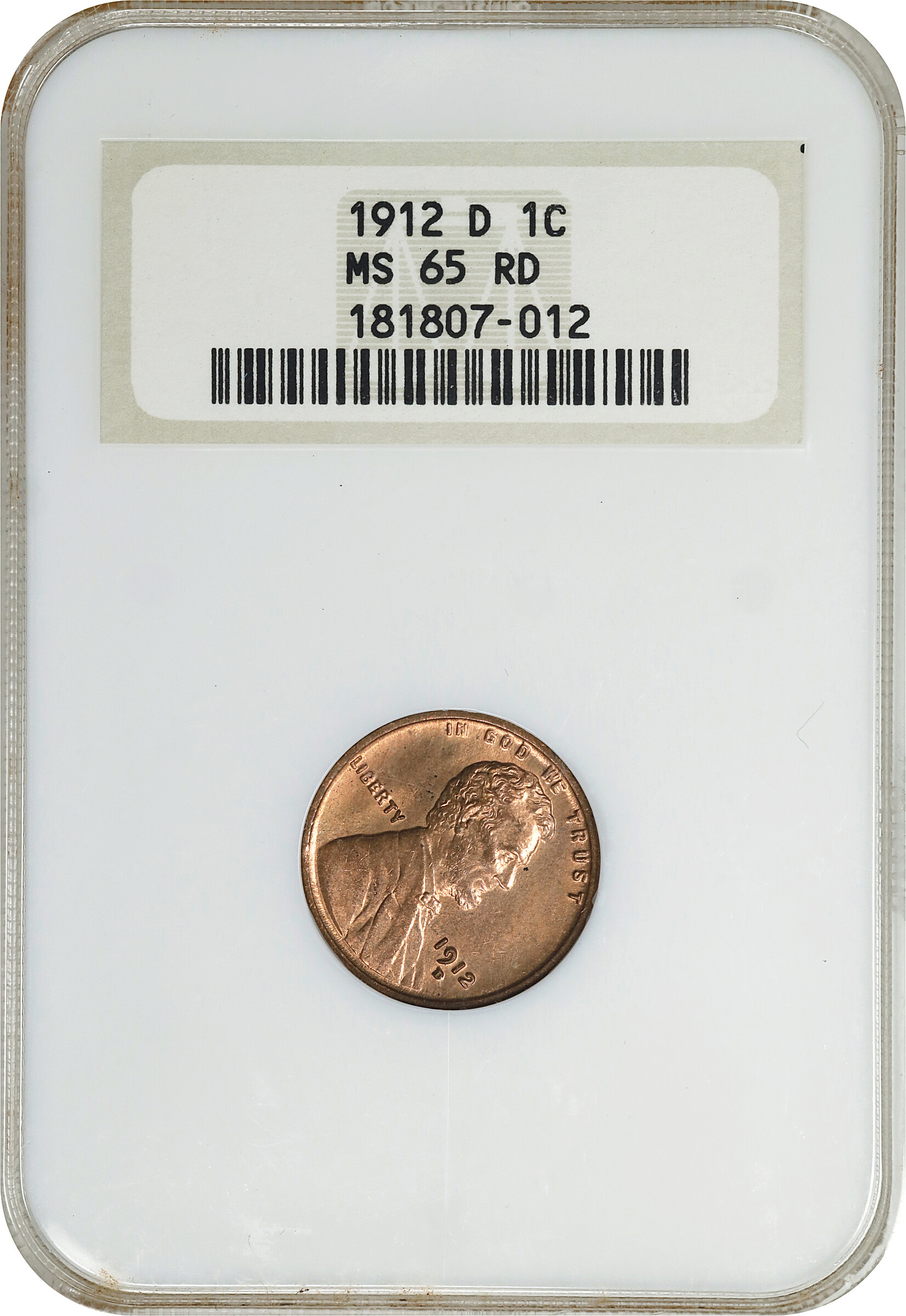 1912-D 1c MS RD MS65 RD CAC thumbnail 12