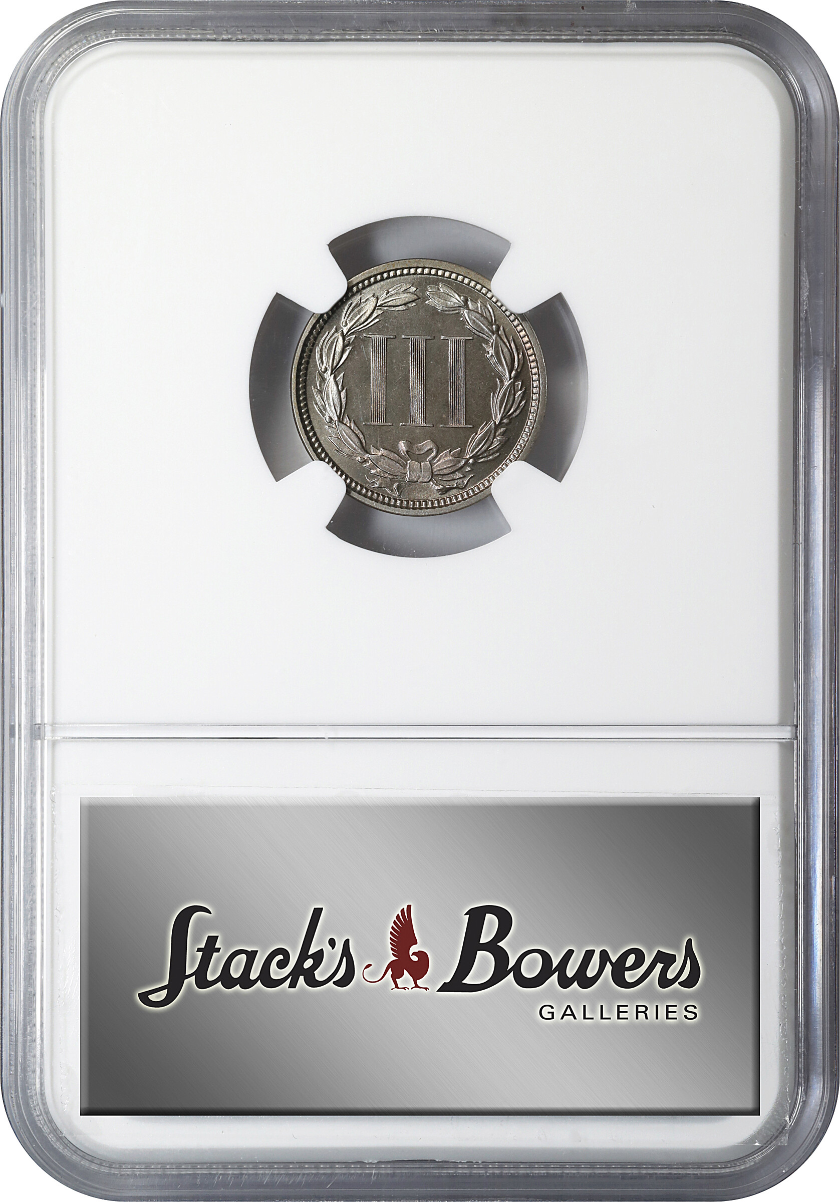 1871 3cN PR66 CAC thumbnail 9