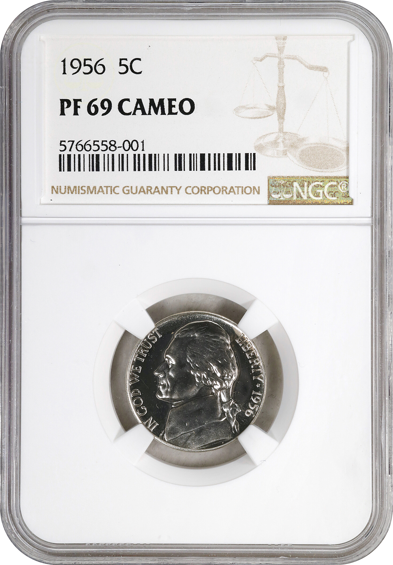 1956 5c PR CAM PR69 CAM thumbnail 3