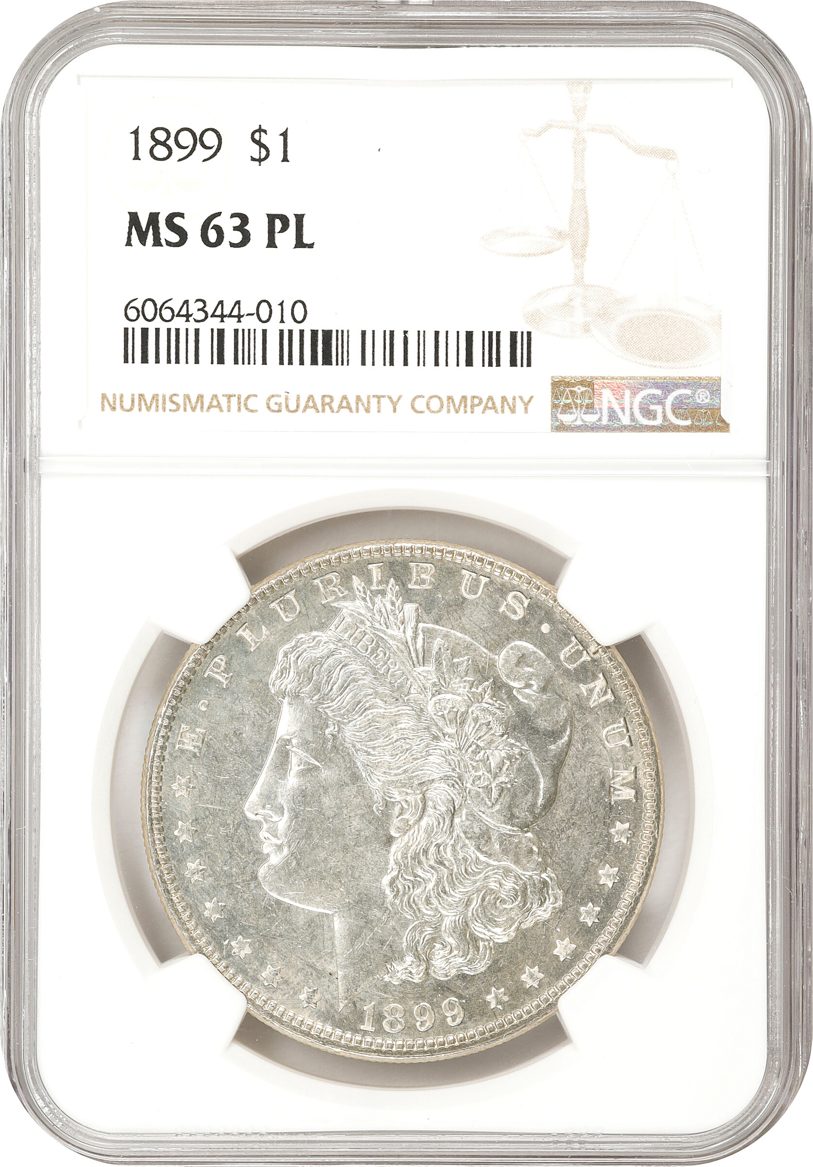 1899 $1  MS PL MS63 PL thumbnail 7