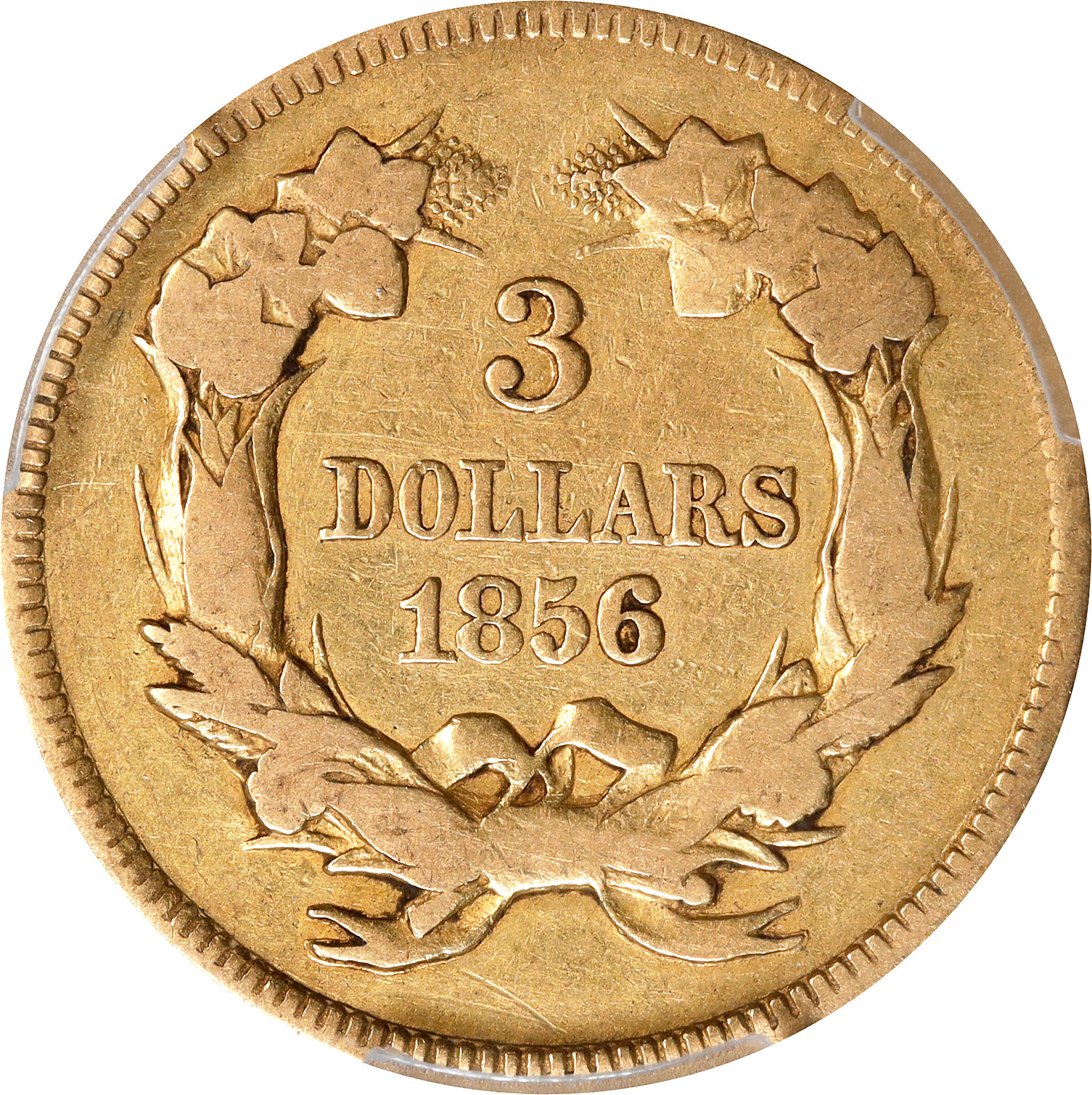 1856 $3 VF25 thumbnail 2
