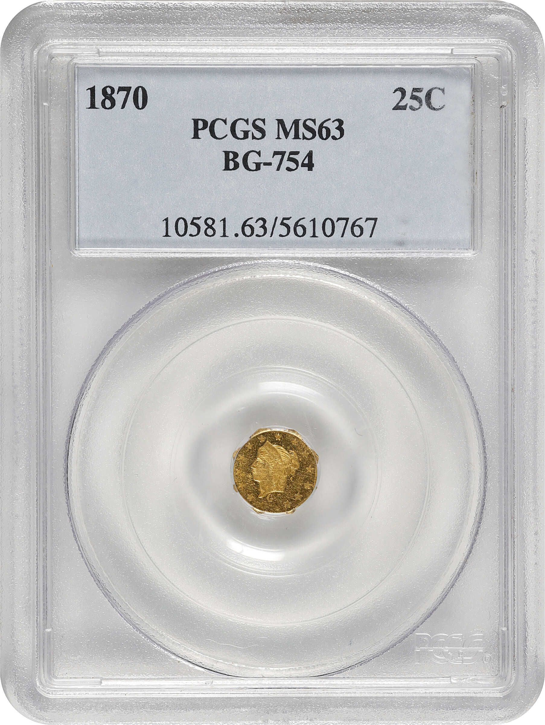 1870 25c BG-754 MS thumbnail 3