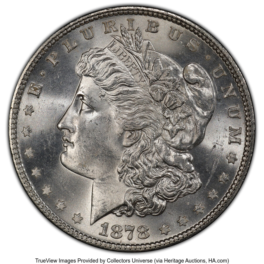 1878 7TF $1 Reverse of 1878, VAM-100, Type One Obverse MS65+ PCGS. A Top 100 Variety. PCGS Population: (7/5 and 2/0+). NGC ...