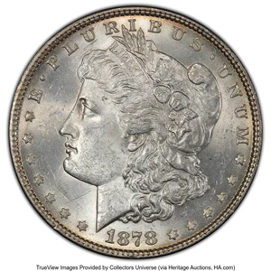 image for: 1878 7TF $1 Reverse of 1878, VAM-198, Tripled Blossoms MS62 PCGS. A Top 100 Variety. PCGS Population: (3/0 and 0/0+). NGC C...