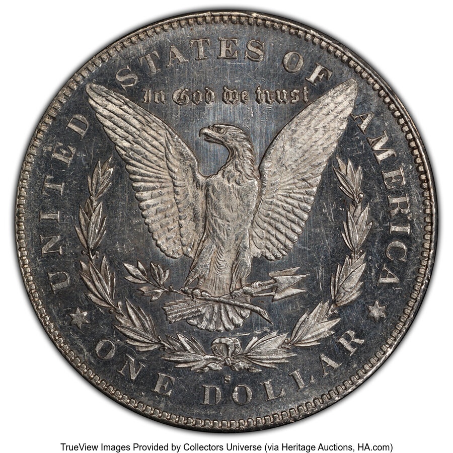 1879-S $1  Reverse of 1878, VAM-42 MS62 thumbnail 2