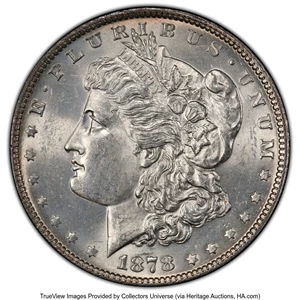 image for: 1878 7/8TF $1 7/7 Strong, VAM-41B, MS62 PCGS. A Top 100 Variety. PCGS Population: (5/11 and 0/0+). NGC Census: (0/0 and 0/0...