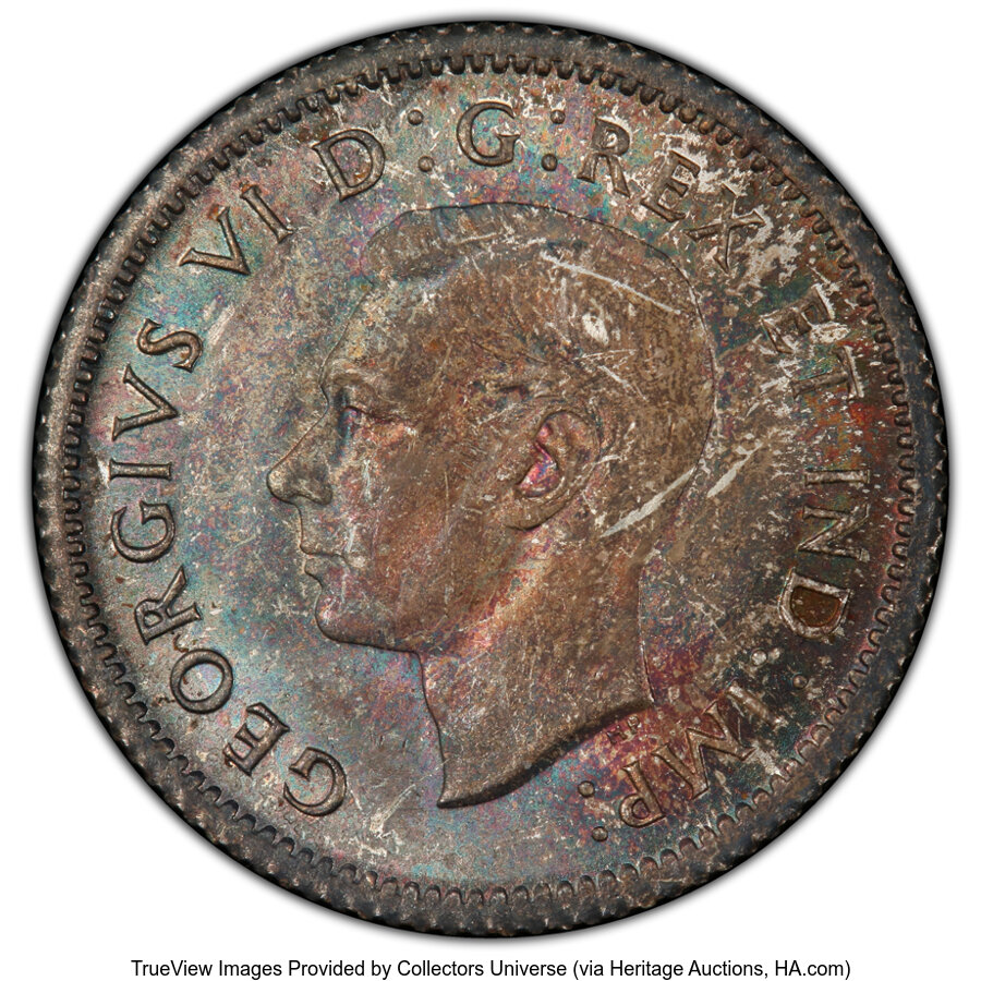 Canada: George VI 10 Cents 1937 MS65 PCGS,...