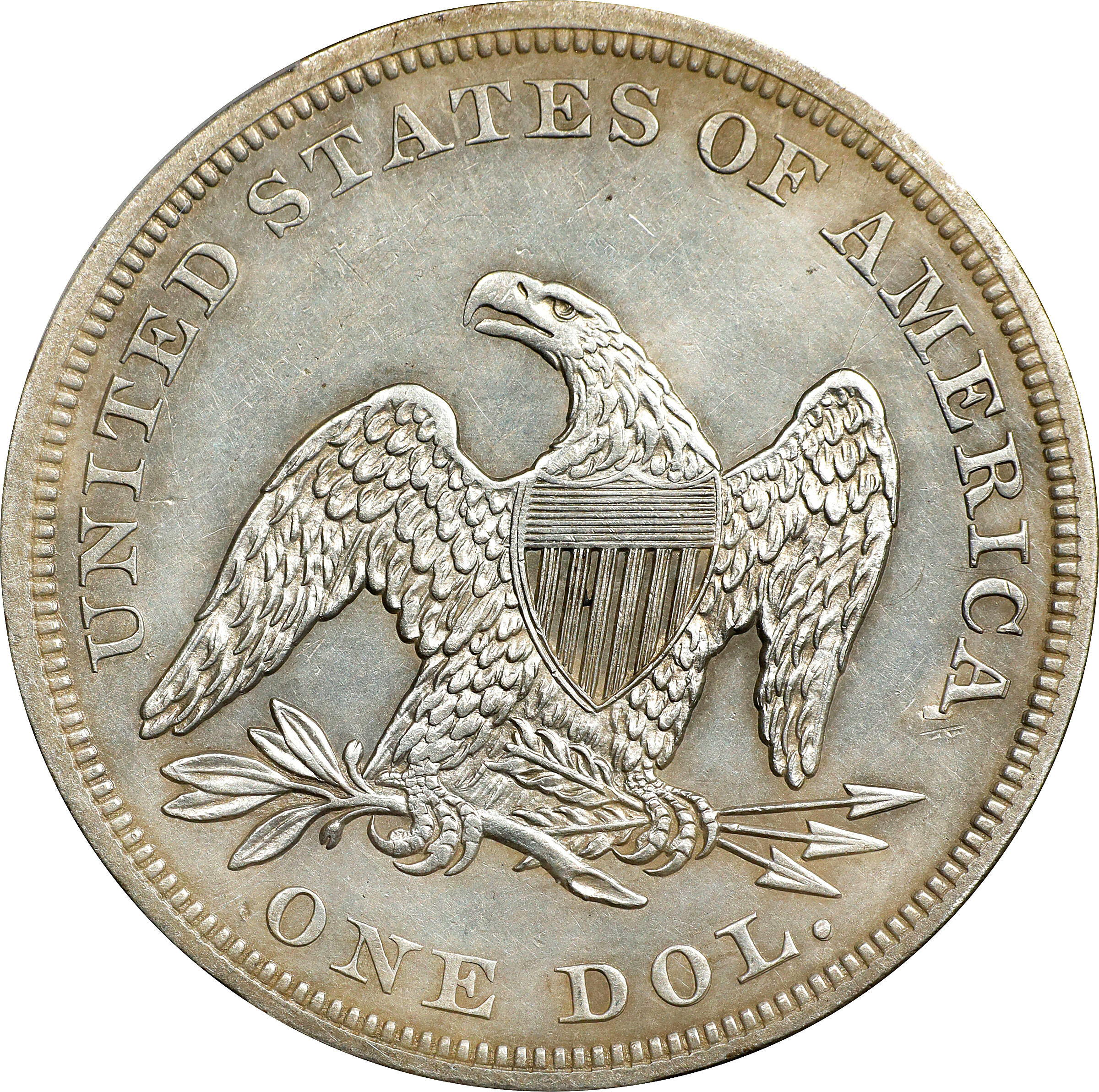 1859 $1 AG3 thumbnail 4