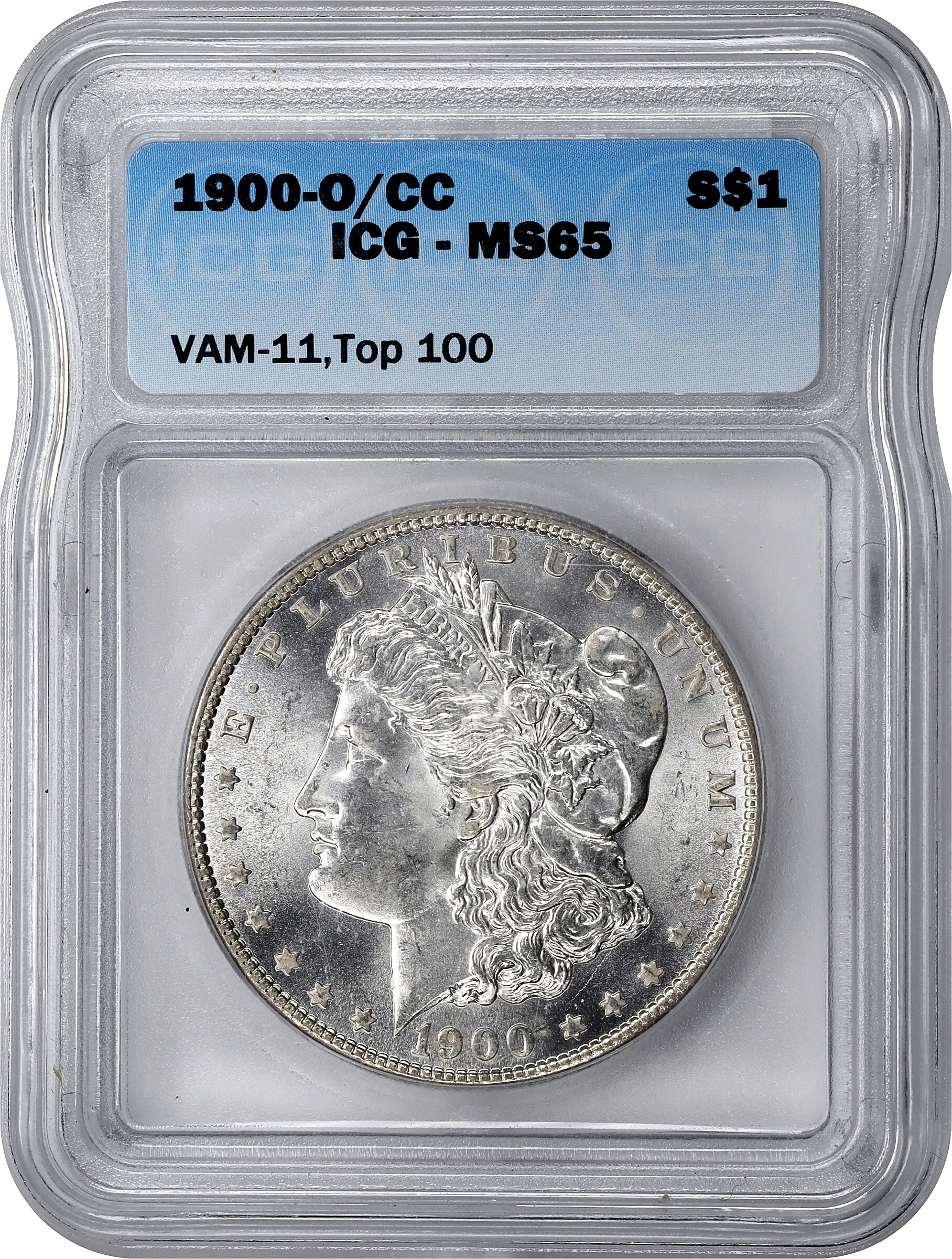 1900-O/CC $1  VAM-10 MS65 CAC thumbnail 3
