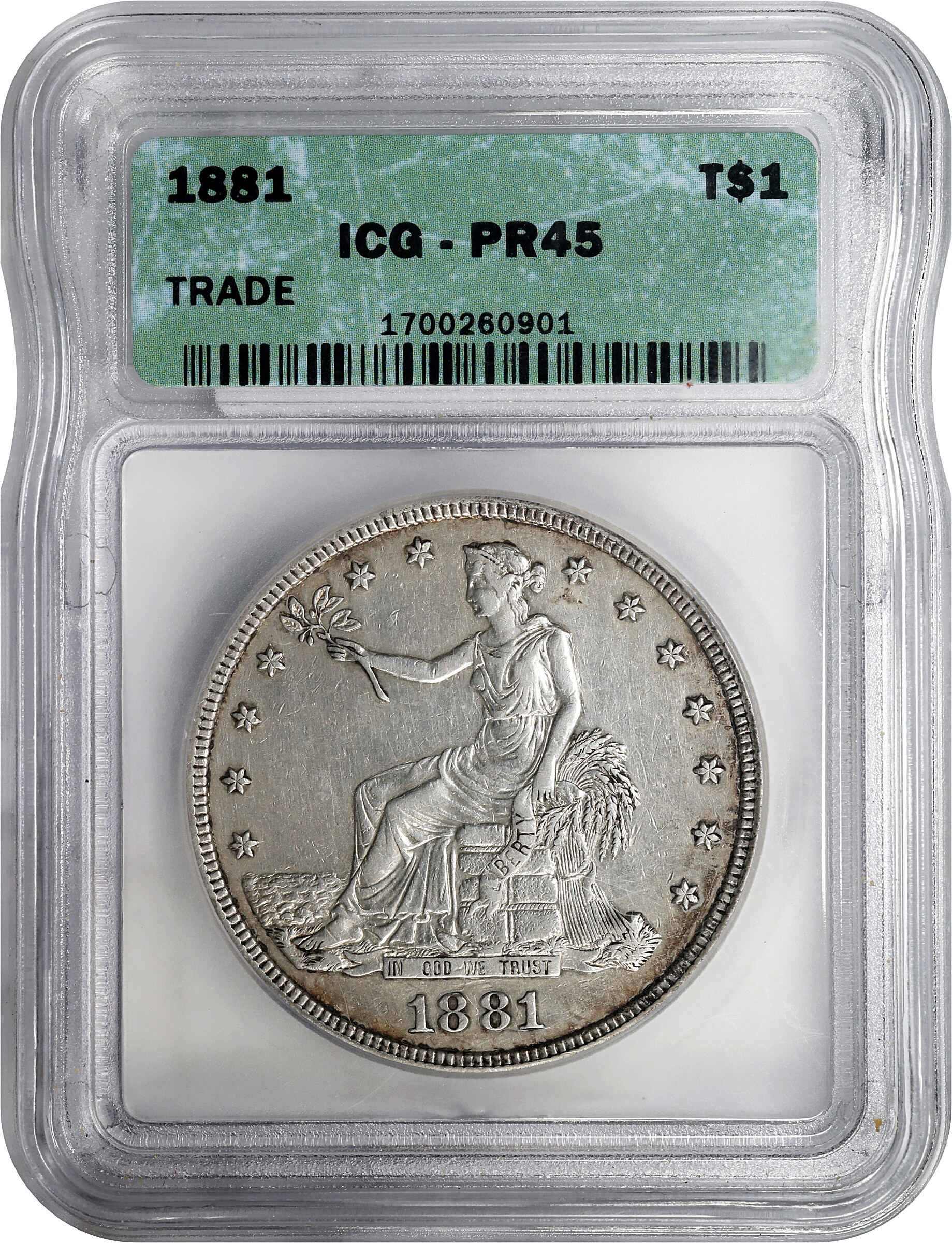 1881 Trade$ AU50 thumbnail 5