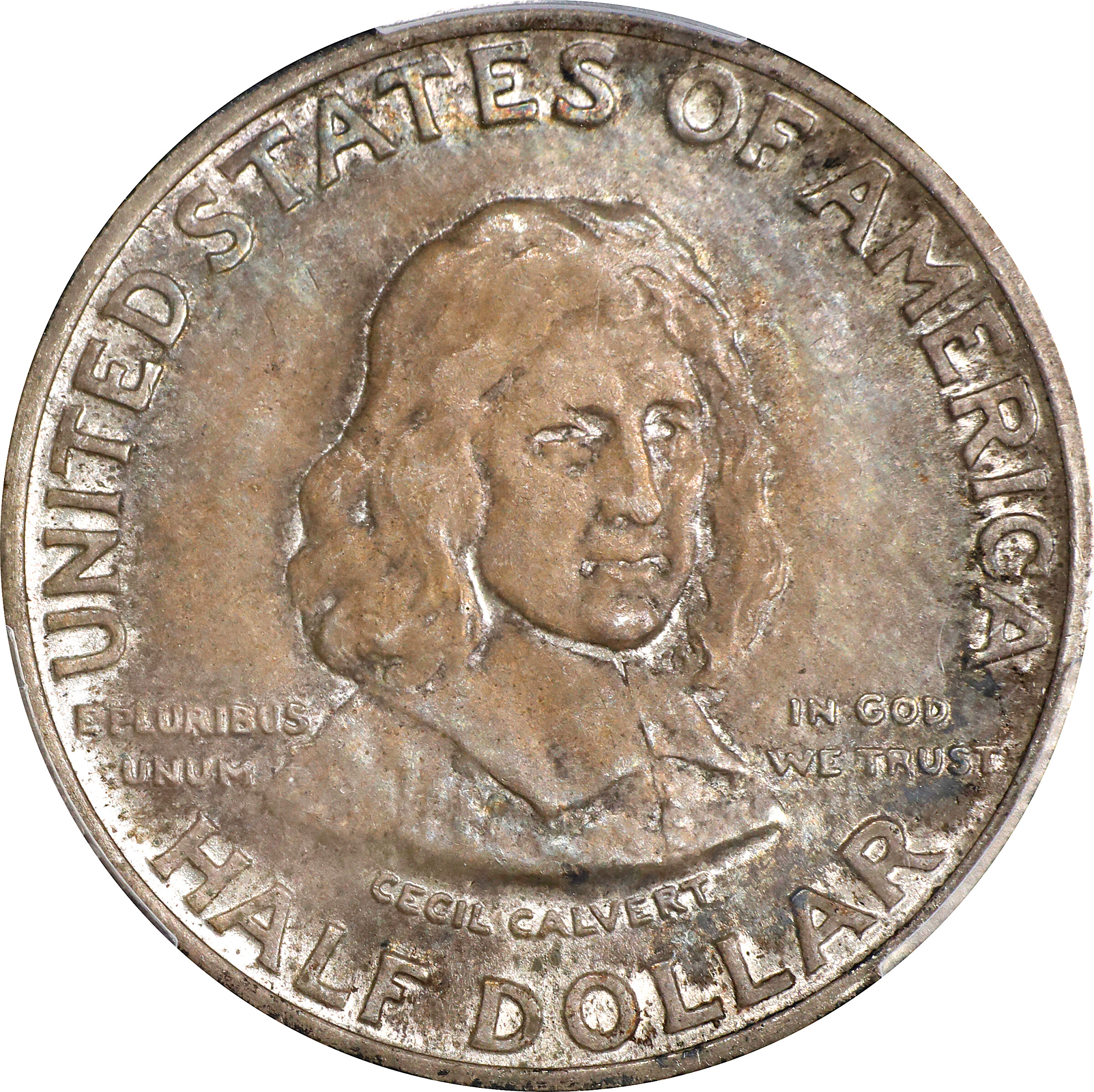 1934 Maryland Tercentenary. Unc Details--Environmental Damage (PCGS).