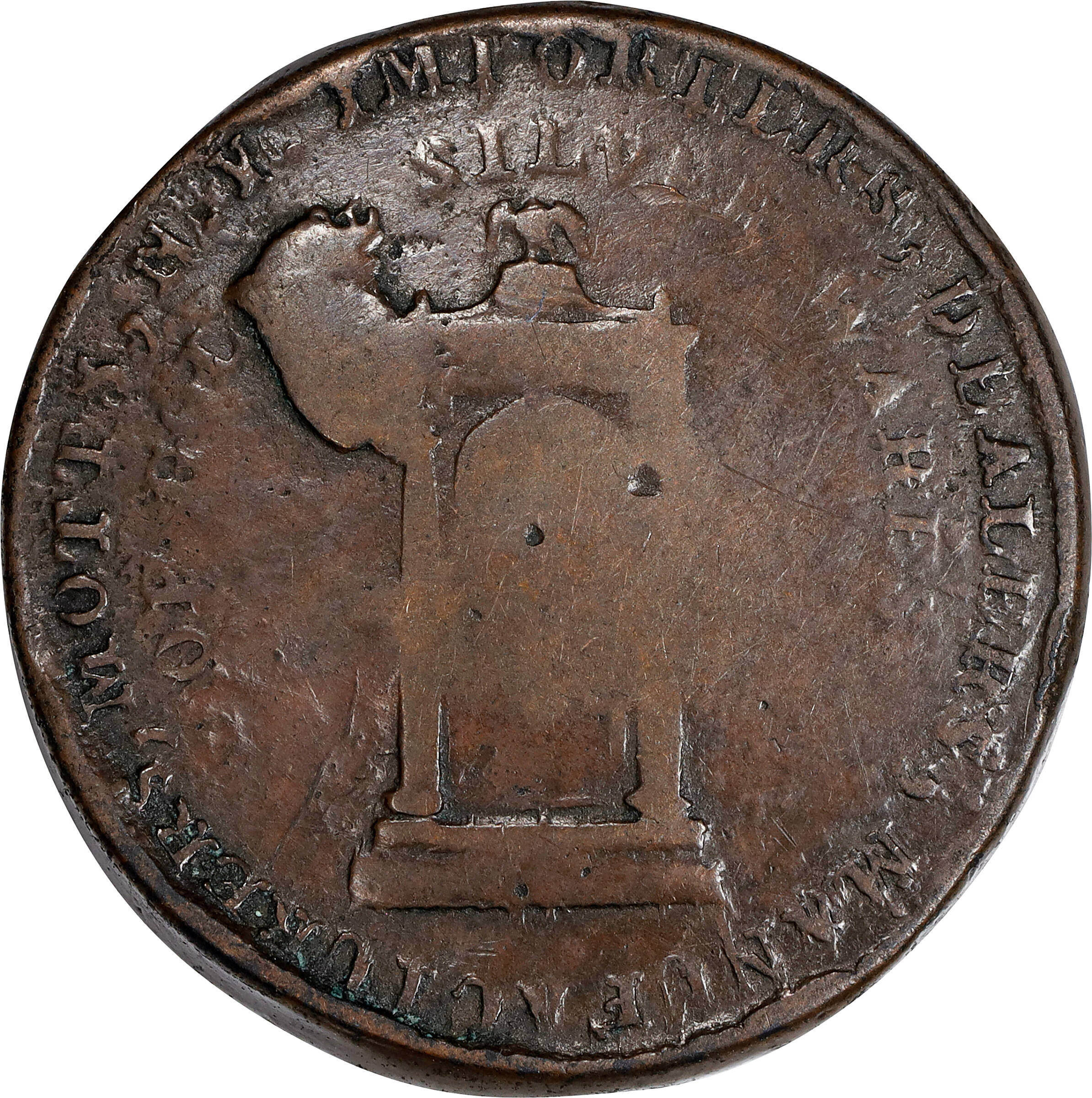 "1789" Token Mott, Thick Plain Edge G6 thumbnail 7