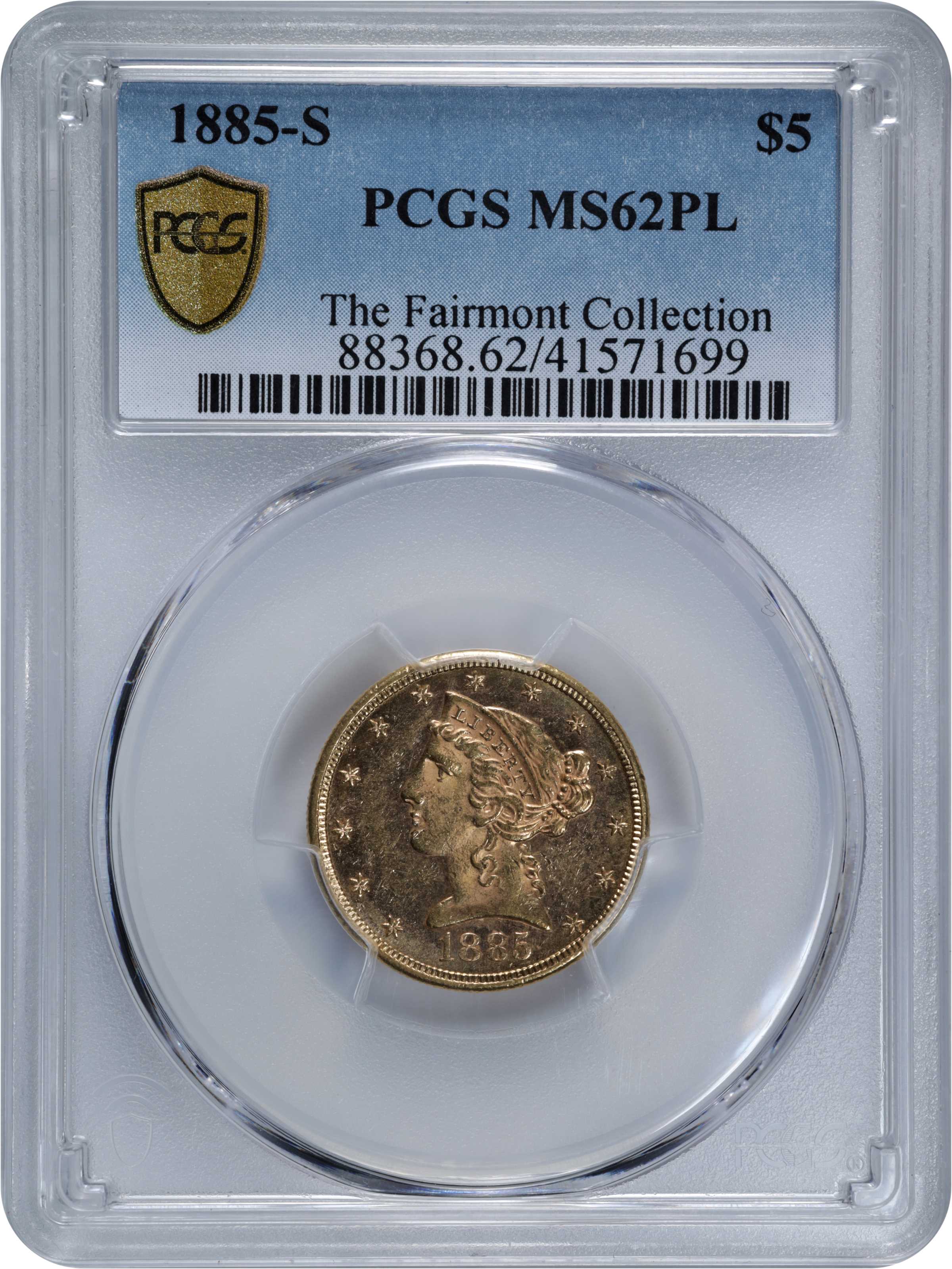 1885-S $5  MS PL thumbnail 5