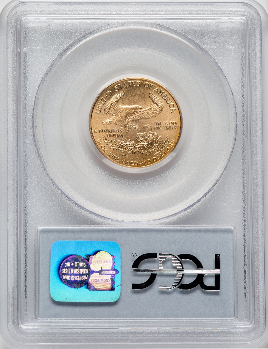 2004 $10  Gold Eagle MS70 CAC thumbnail 2