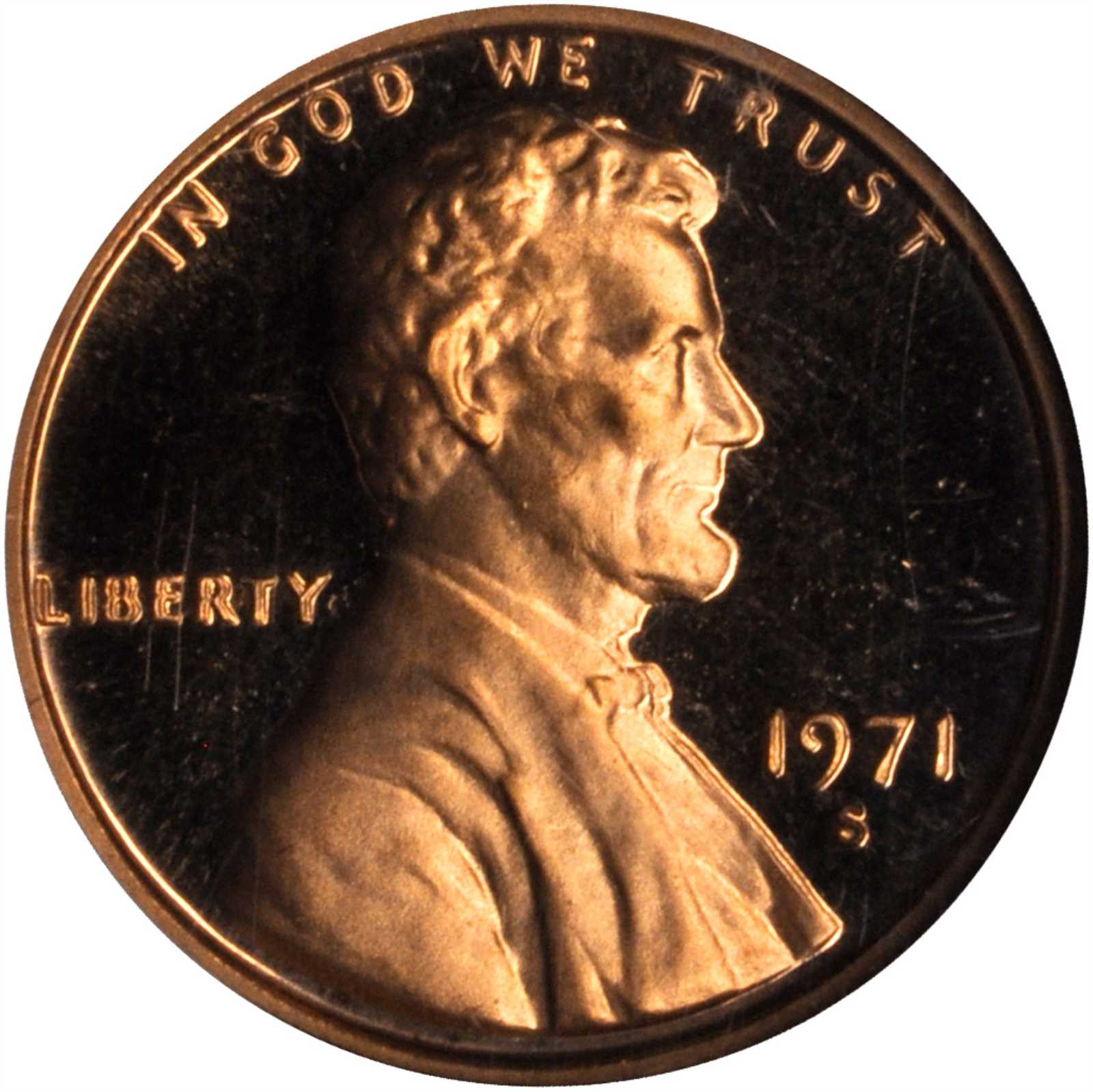 1971-S/S Lincoln Cent. Doubled Die Obverse. Proof-67 * RD Cameo (NGC).