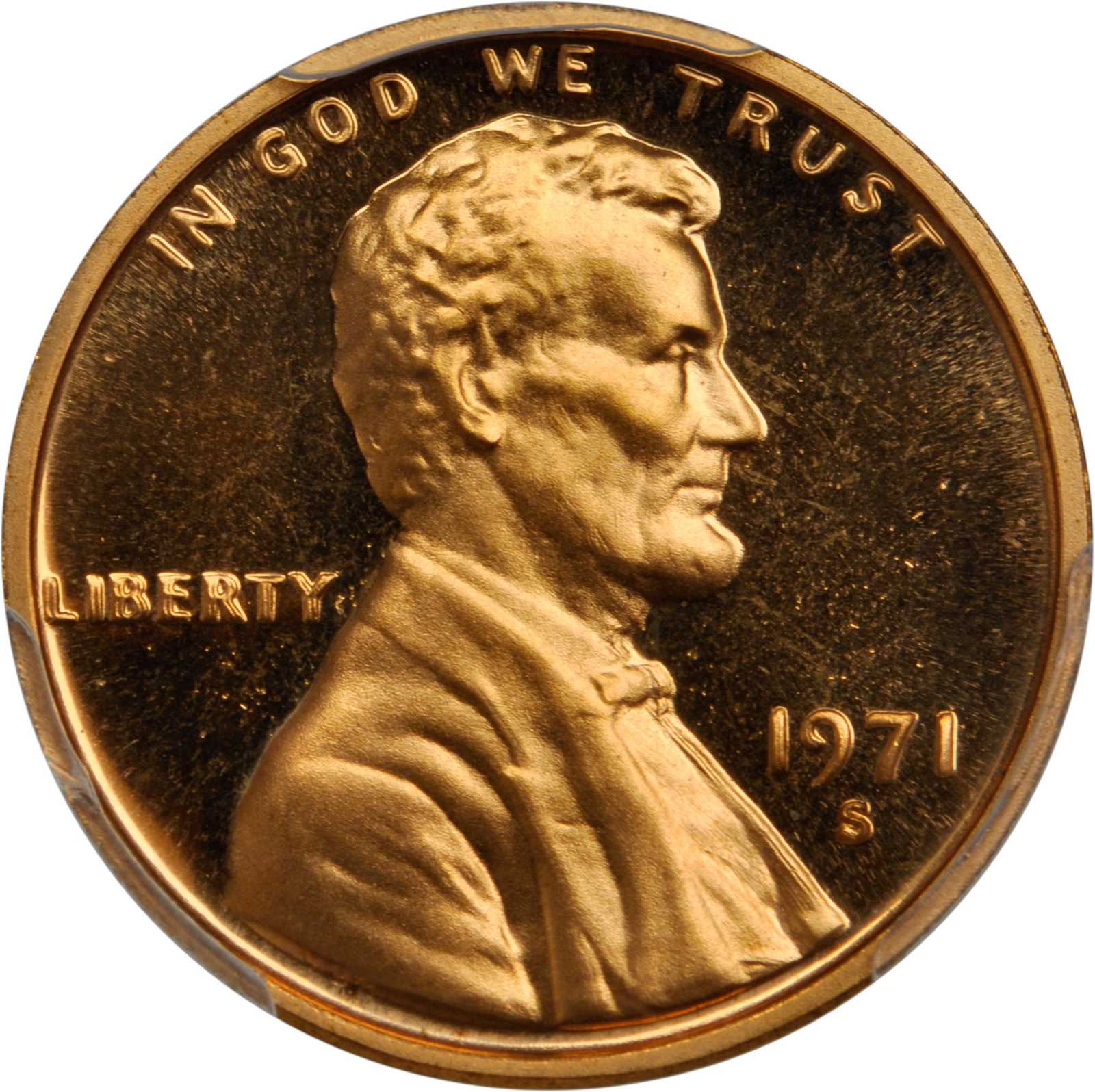 1971-S Lincoln Cent. FS-101. Doubled Die Obverse. Proof-69 RD Cameo (PCGS).