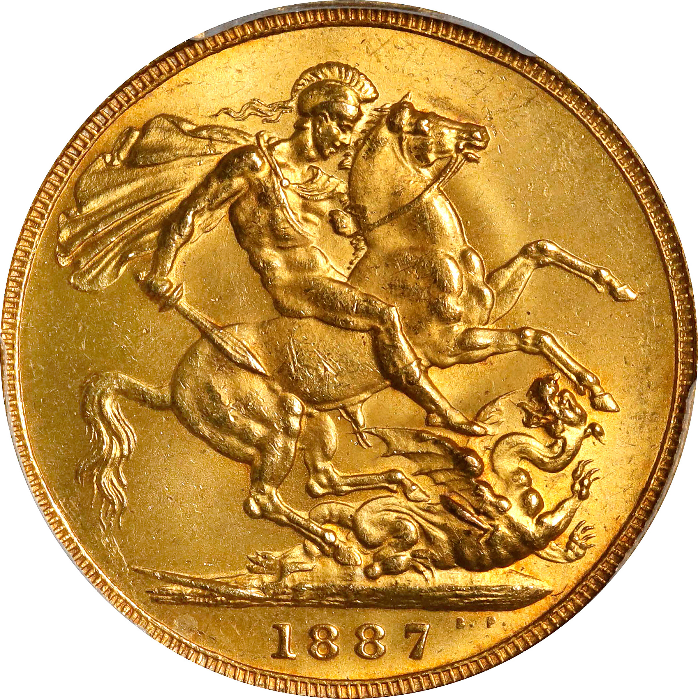 1887 Sov Angled Head MS (KM# 767) VF20 thumbnail 10