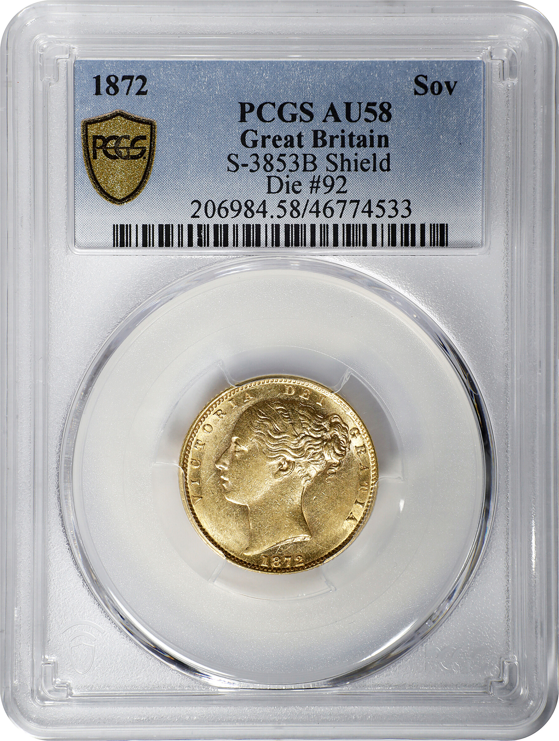 Victoria Sov 1838-1901 MS [Type] (KM# 736.1 ) AU58 thumbnail 19